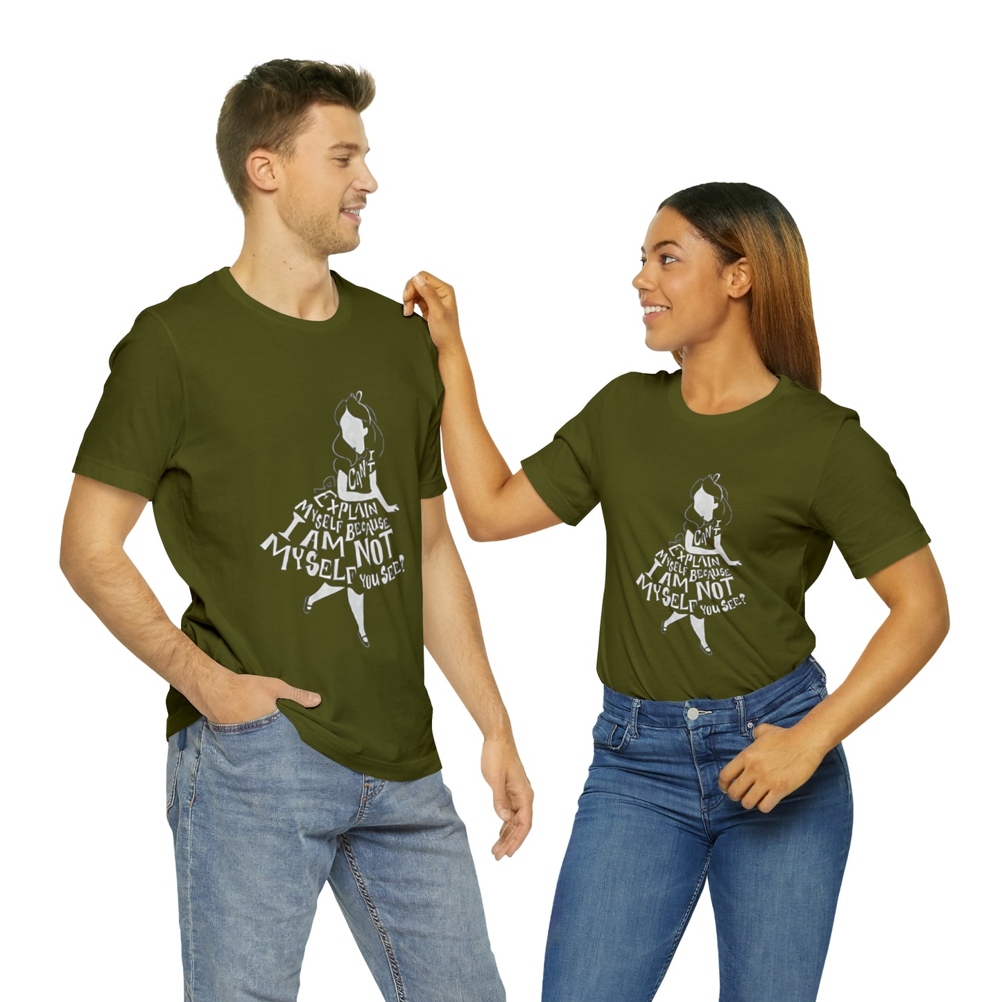 Alice In Wonderland Unisex Jersey Short Sleeve Tee