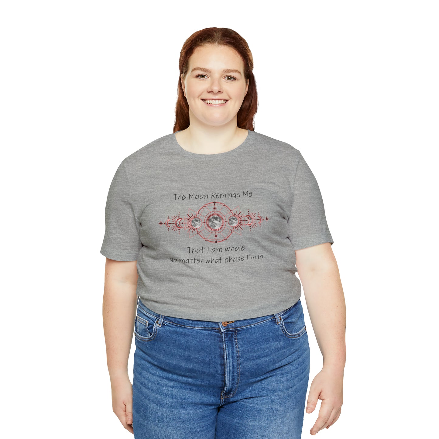 Moon Phase Inspirational Unisex Jersey Short Sleeve Tee