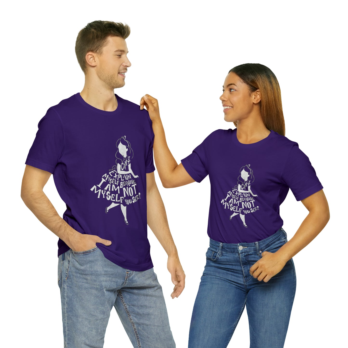 Alice In Wonderland Unisex Jersey Short Sleeve Tee