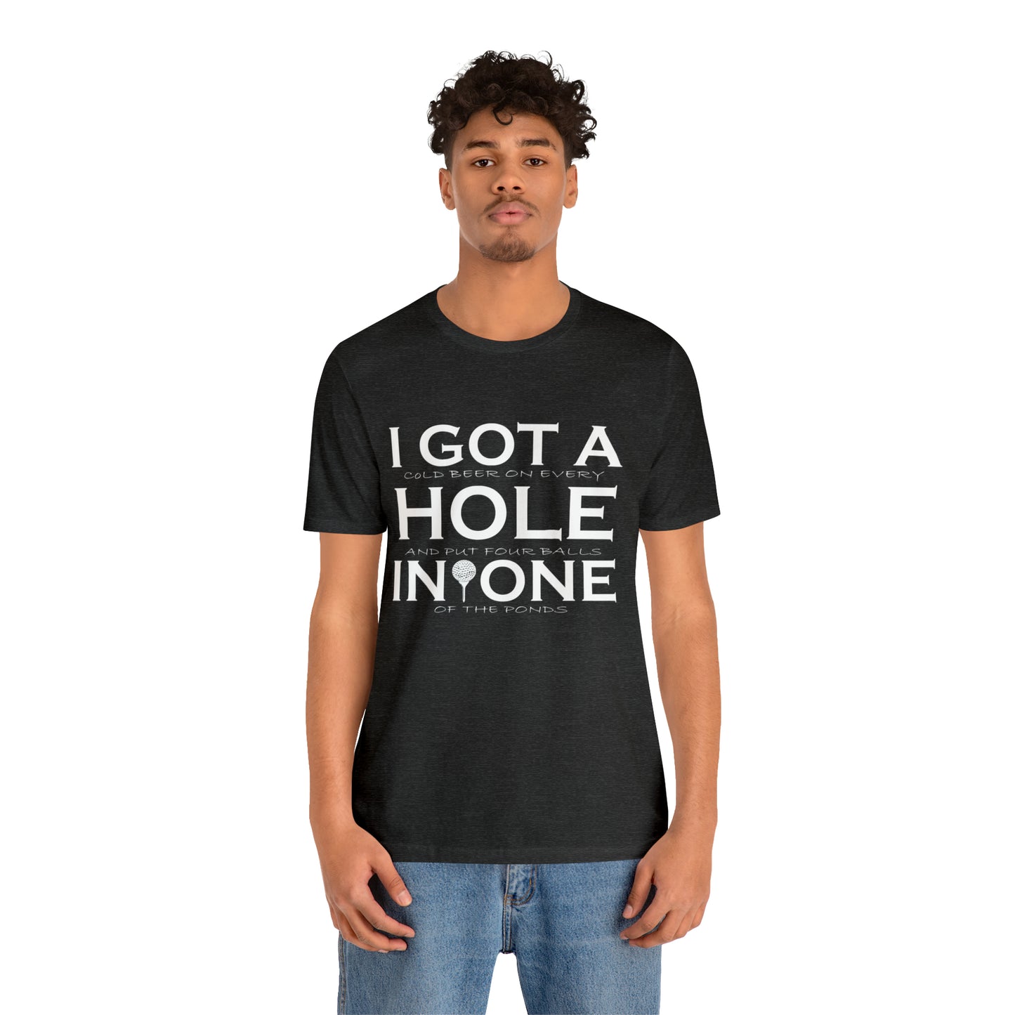 Golf - Hole In One - Unisex Jersey Short Sleeve Tee