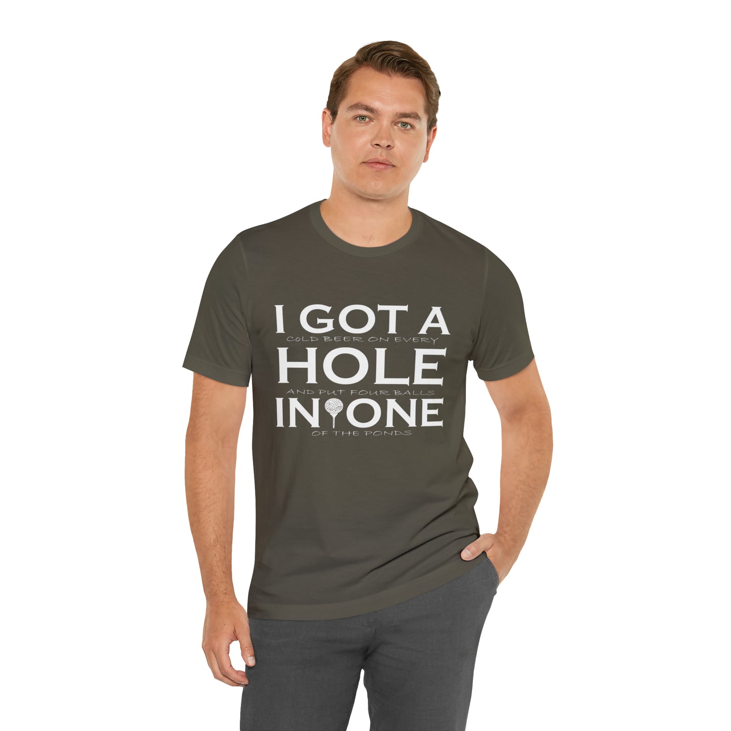 Golf - Hole In One - Unisex Jersey Short Sleeve Tee