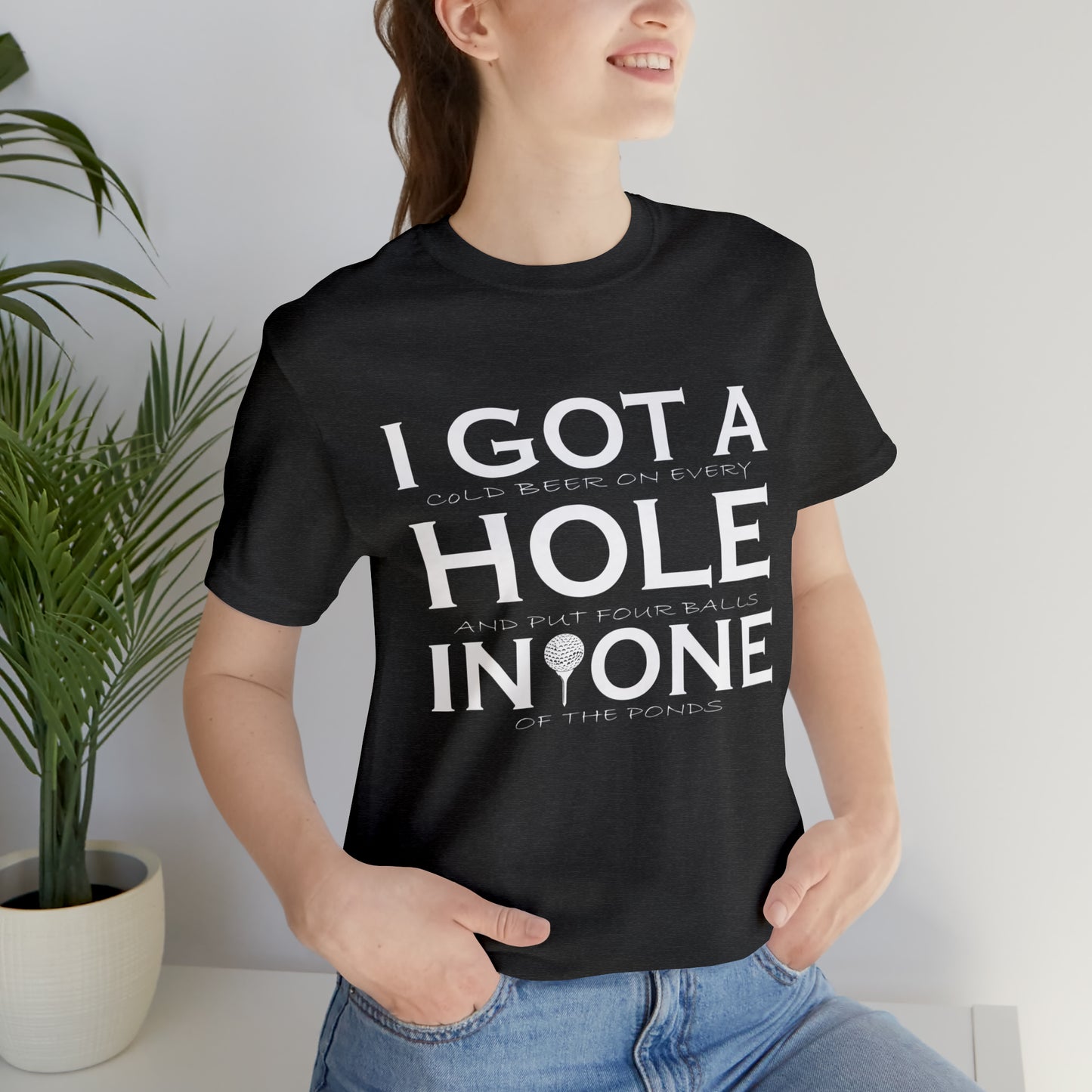Golf - Hole In One - Unisex Jersey Short Sleeve Tee