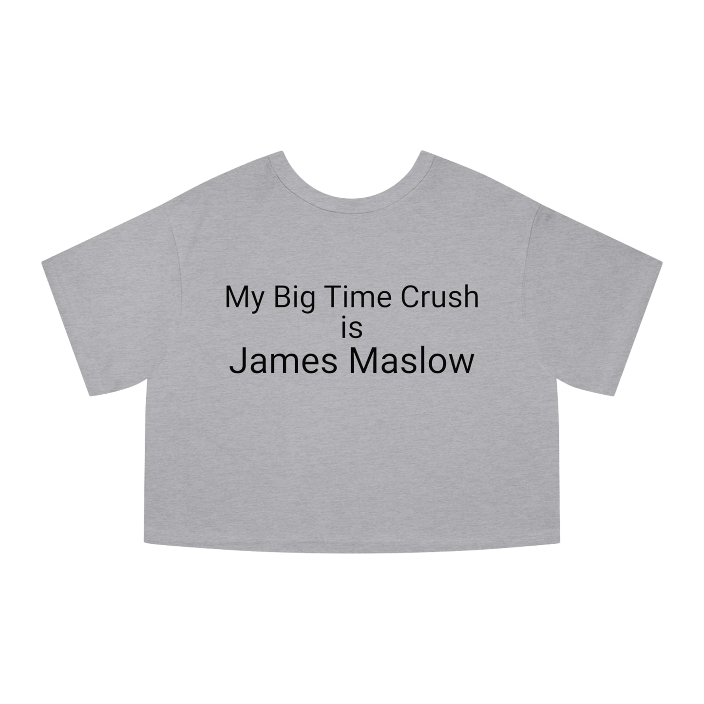 2 Sided Print - Big Time Rush - James Maslow - Champion Women's Heritage Cropped T-Shirt
