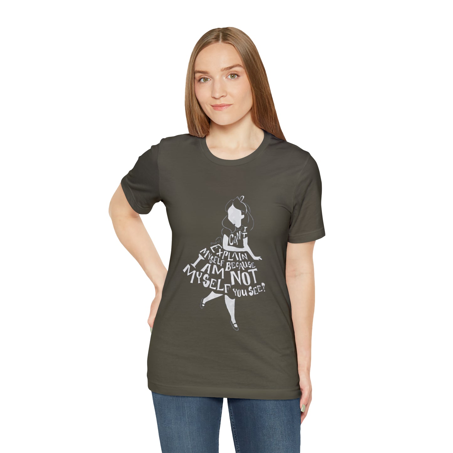 Alice In Wonderland Unisex Jersey Short Sleeve Tee