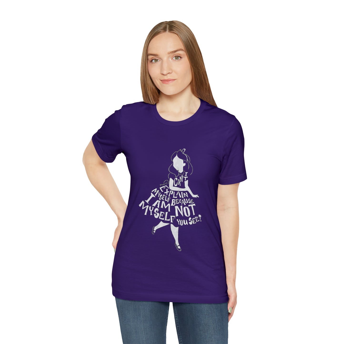 Alice In Wonderland Unisex Jersey Short Sleeve Tee