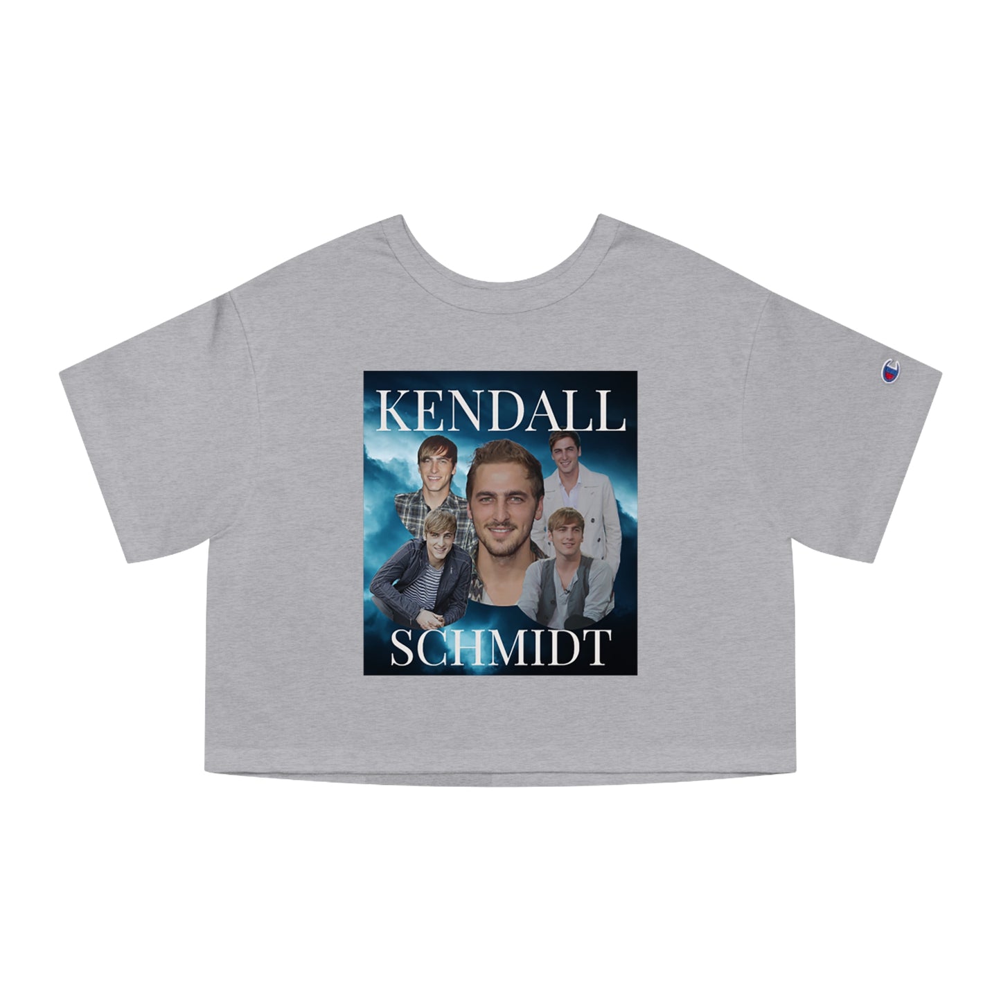 Big Time Rush - Kendall Schmidt Champion Women's Heritage Cropped T-Shirt