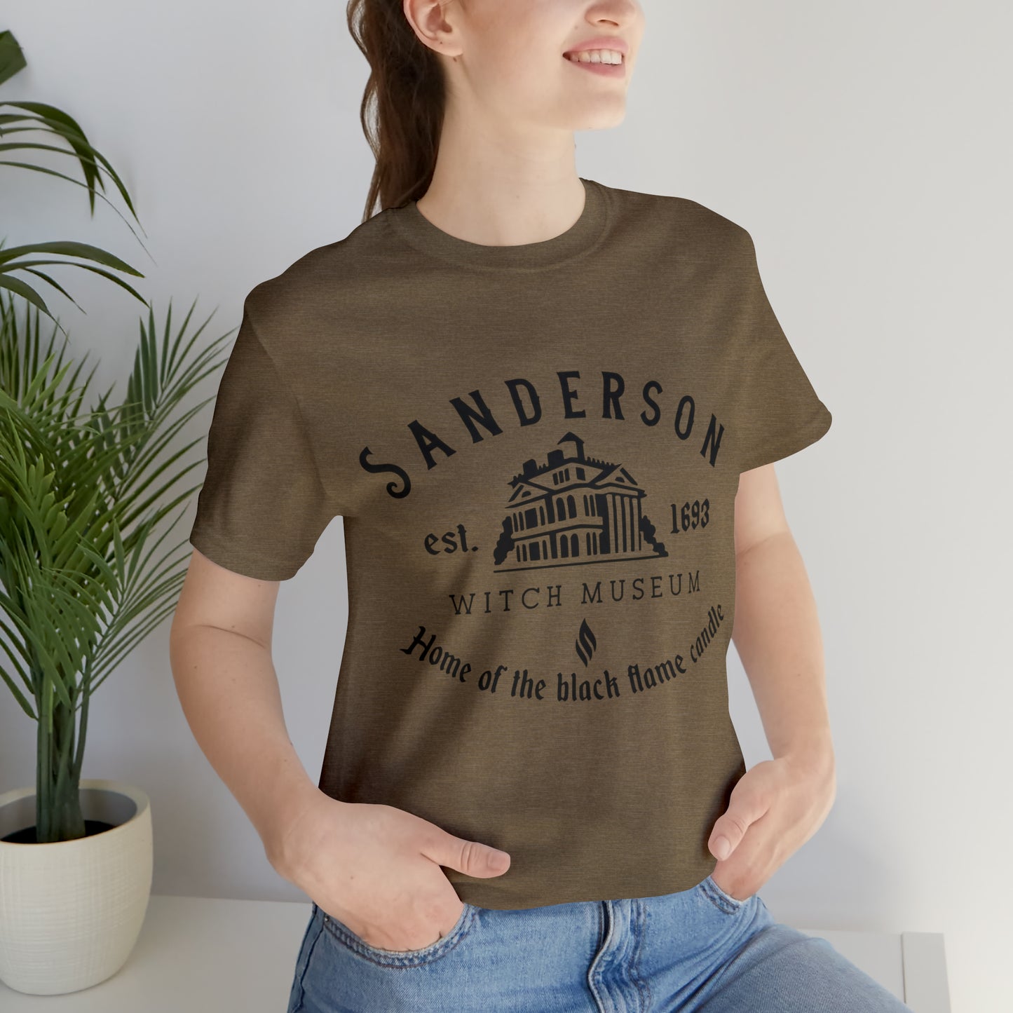 Sanderson Witch Museum Unisex Jersey Short Sleeve Tee