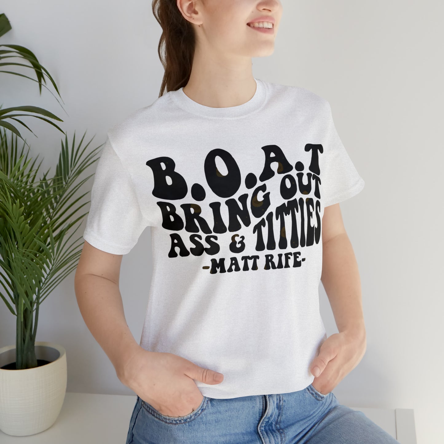 Matt Rife B.O.A.T. Unisex Jersey Short Sleeve Tee