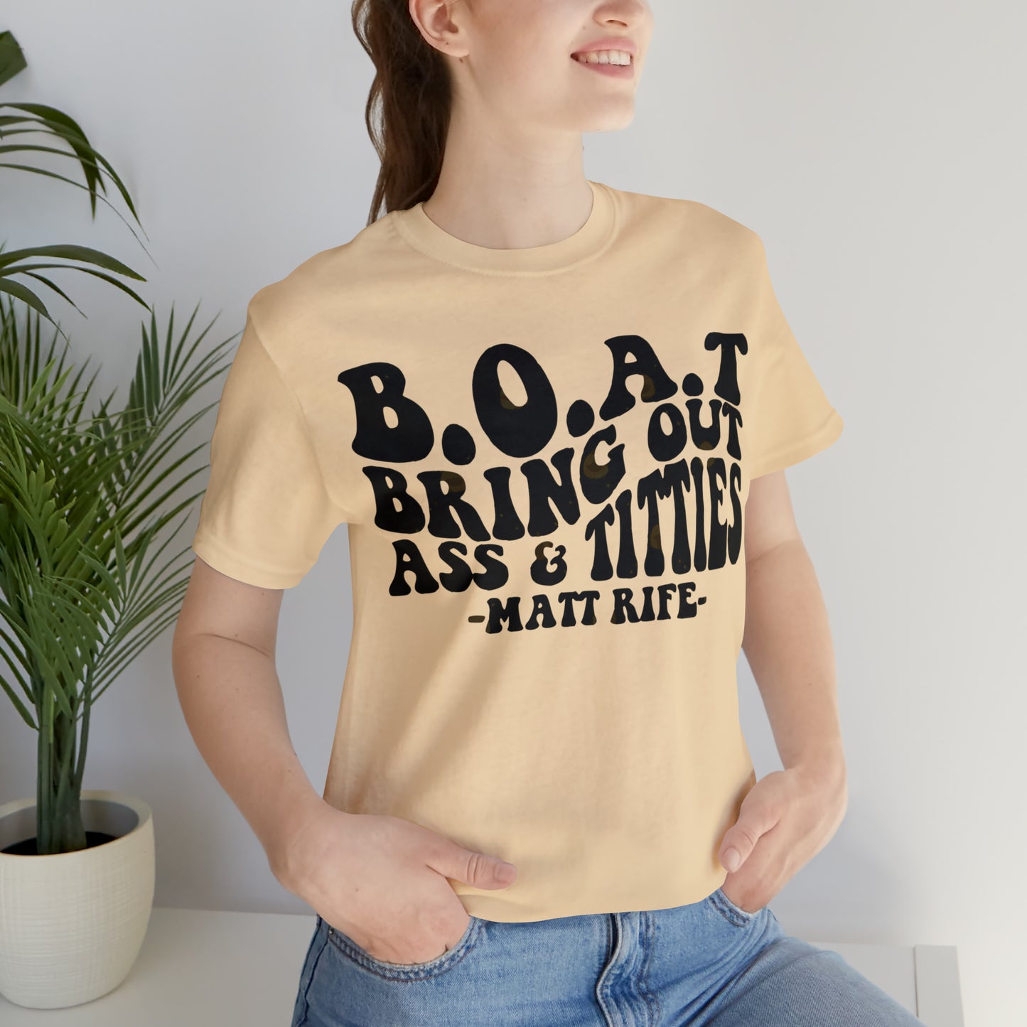 Matt Rife B.O.A.T. Unisex Jersey Short Sleeve Tee