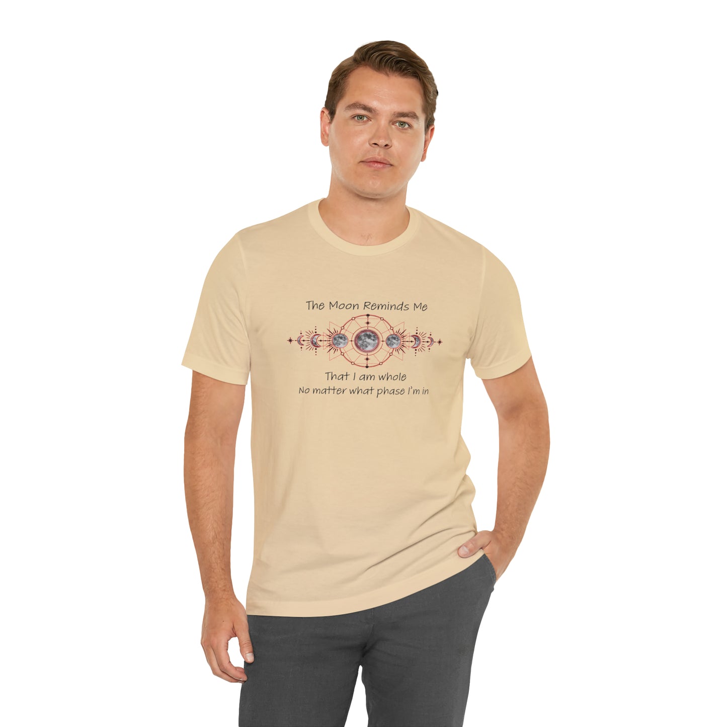 Moon Phase Inspirational Unisex Jersey Short Sleeve Tee