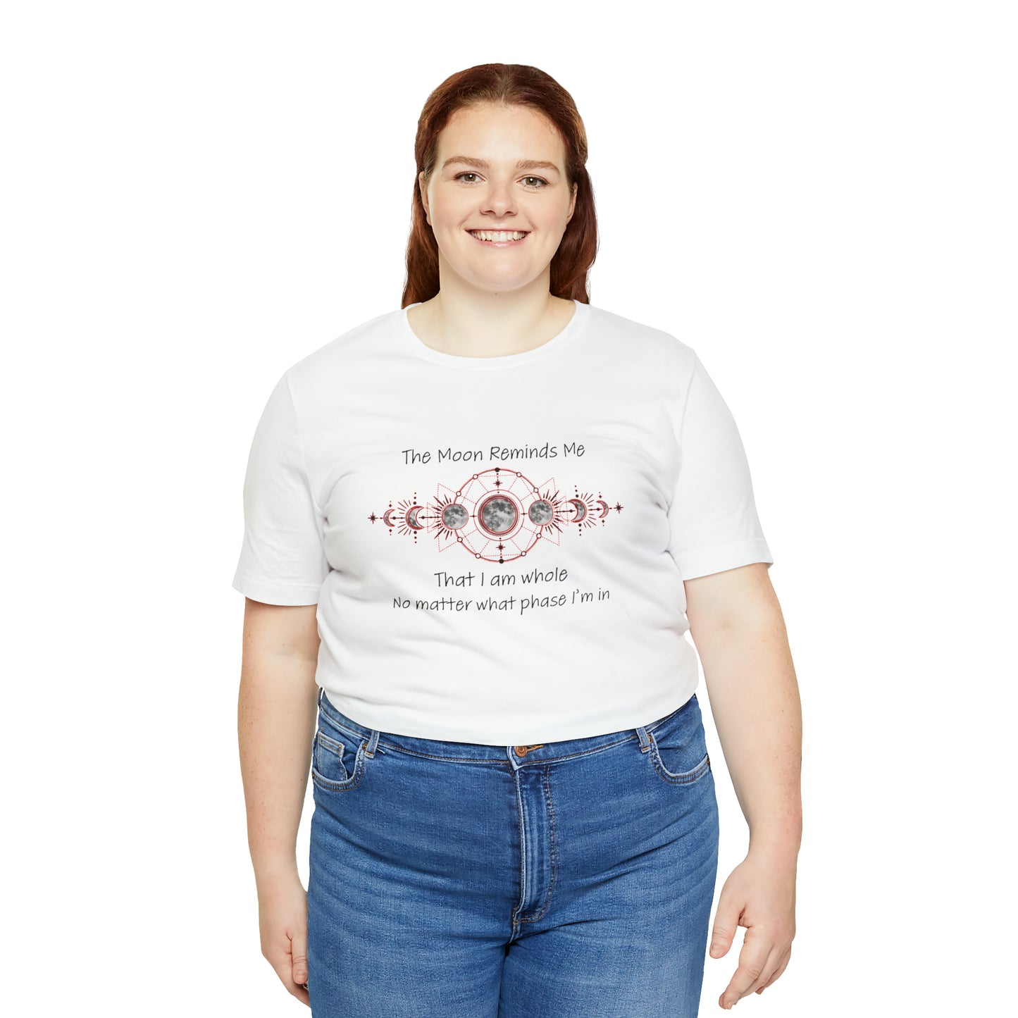 Moon Phase Inspirational Unisex Jersey Short Sleeve Tee