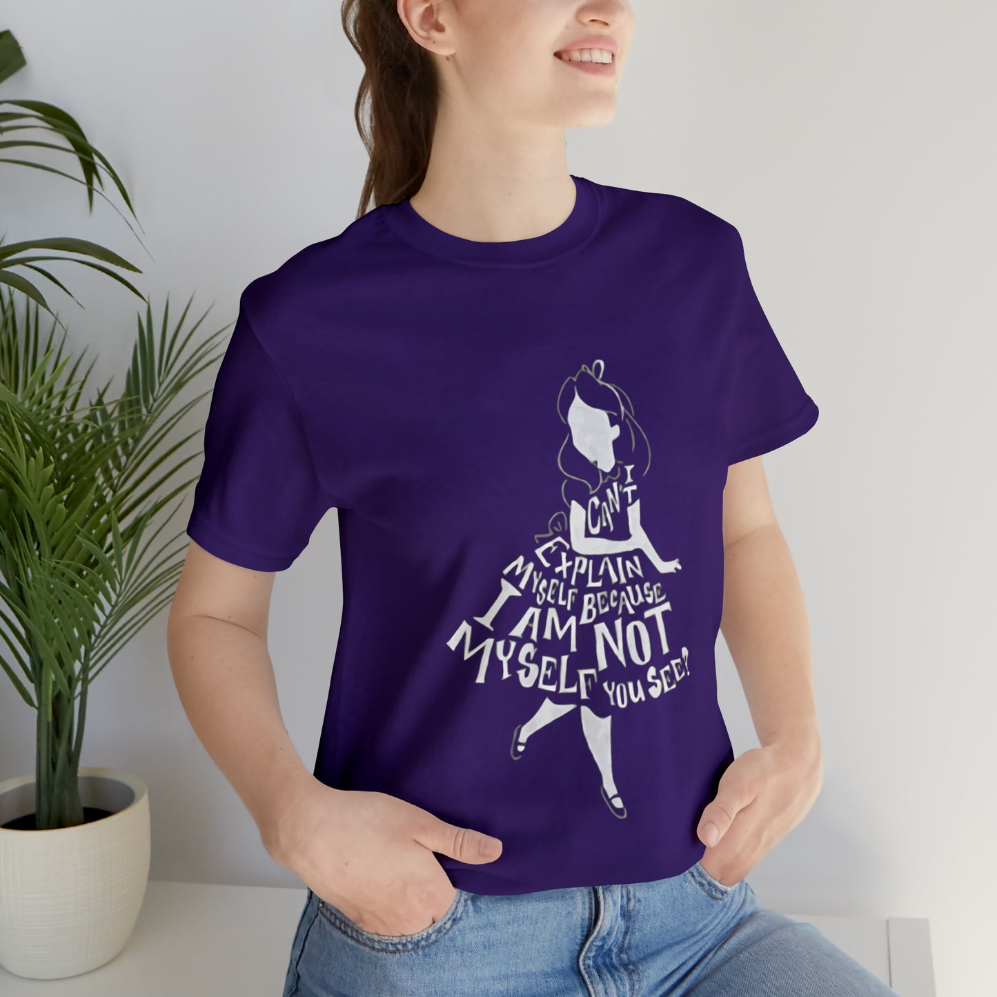 Alice In Wonderland Unisex Jersey Short Sleeve Tee