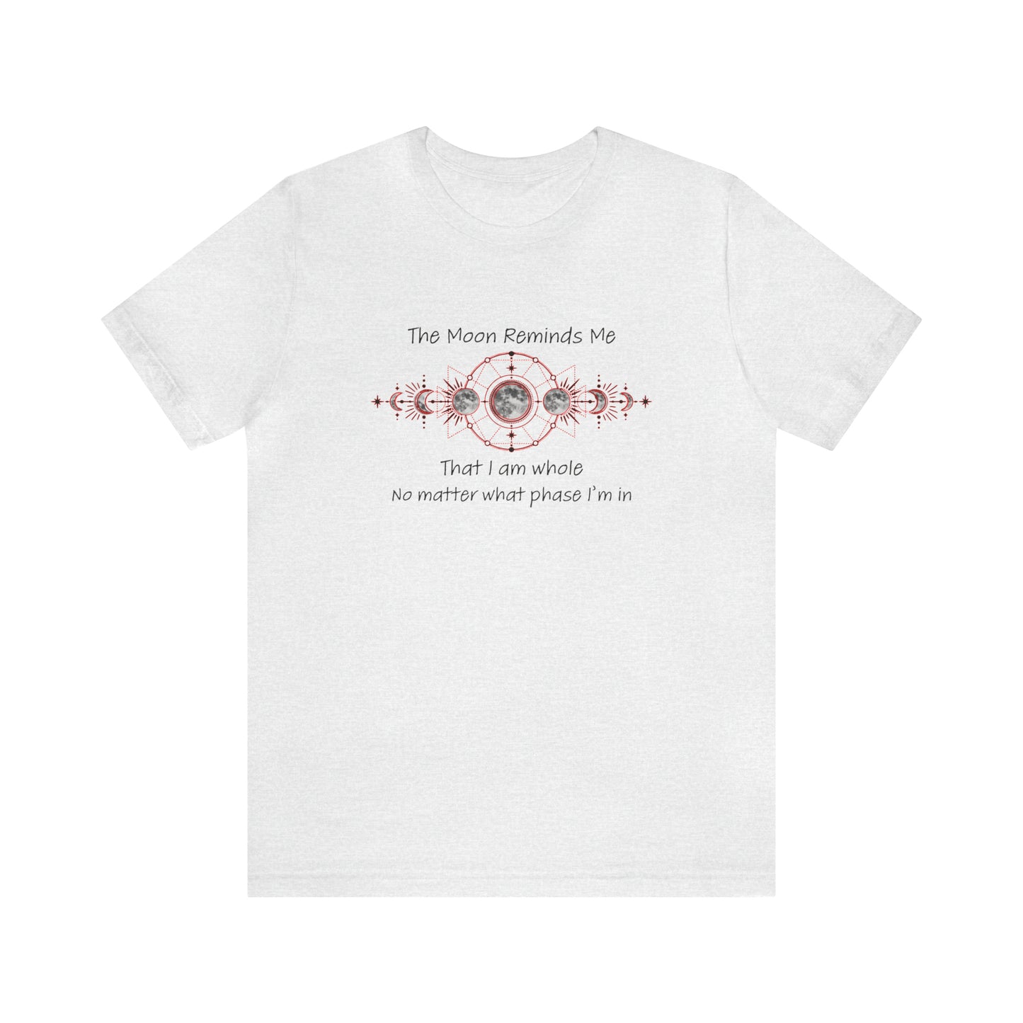 Moon Phase Inspirational Unisex Jersey Short Sleeve Tee