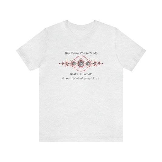 Moon Phase Inspirational Unisex Jersey Short Sleeve Tee