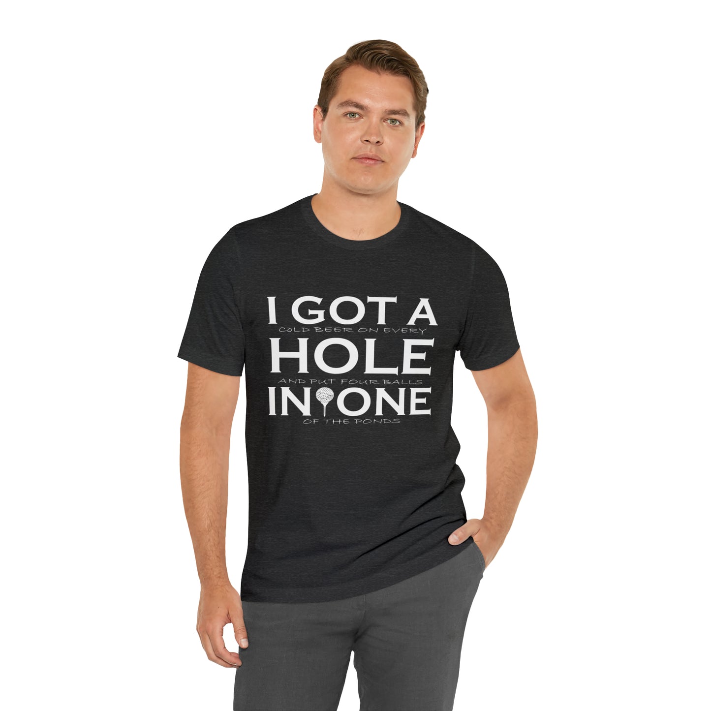 Golf - Hole In One - Unisex Jersey Short Sleeve Tee
