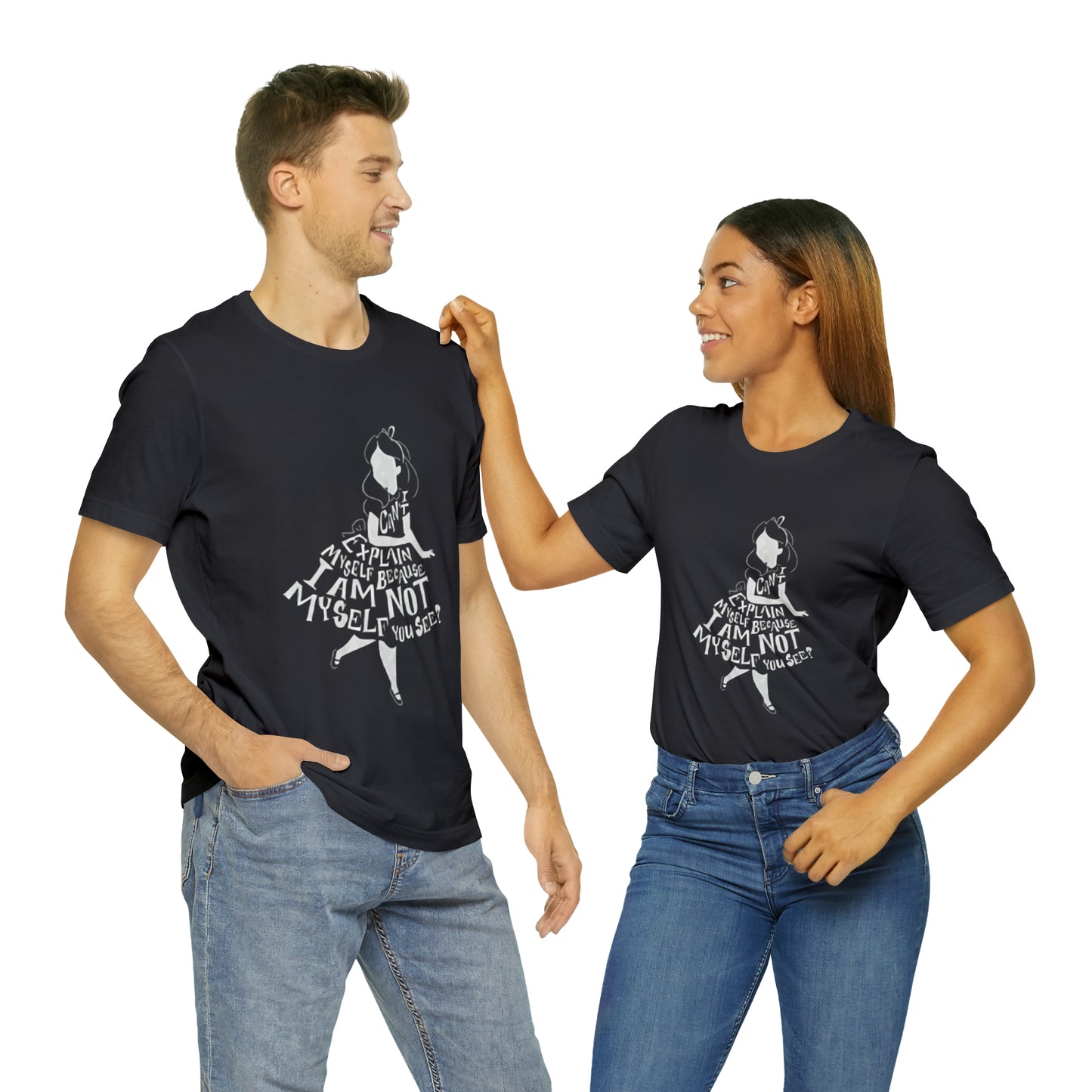 Alice In Wonderland Unisex Jersey Short Sleeve Tee