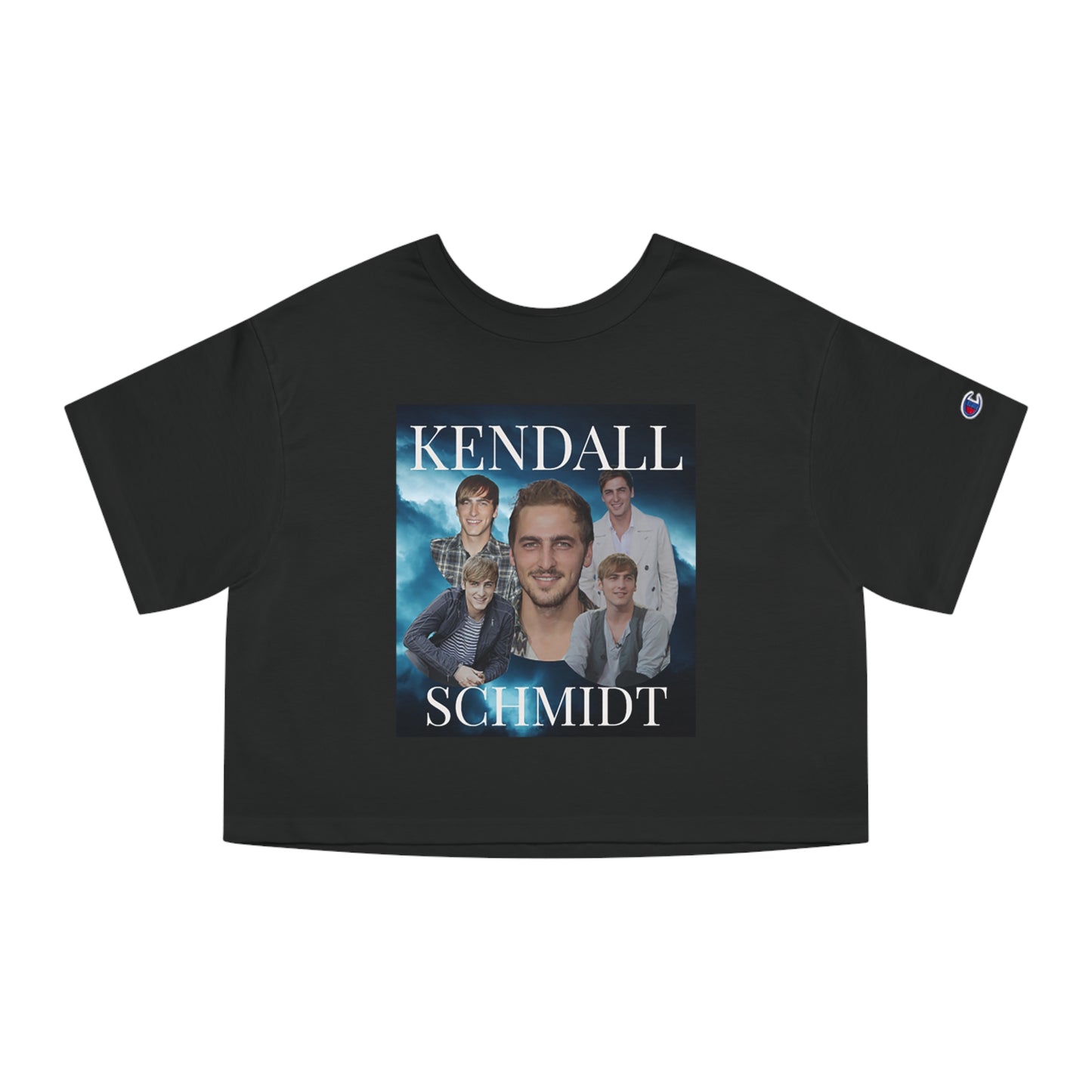 Big Time Rush - Kendall Schmidt Champion Women's Heritage Cropped T-Shirt
