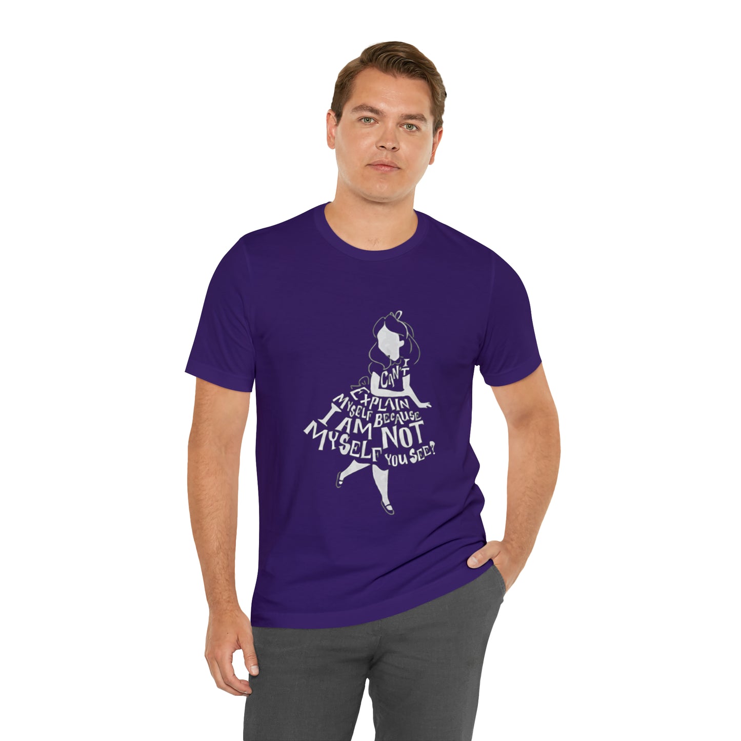 Alice In Wonderland Unisex Jersey Short Sleeve Tee