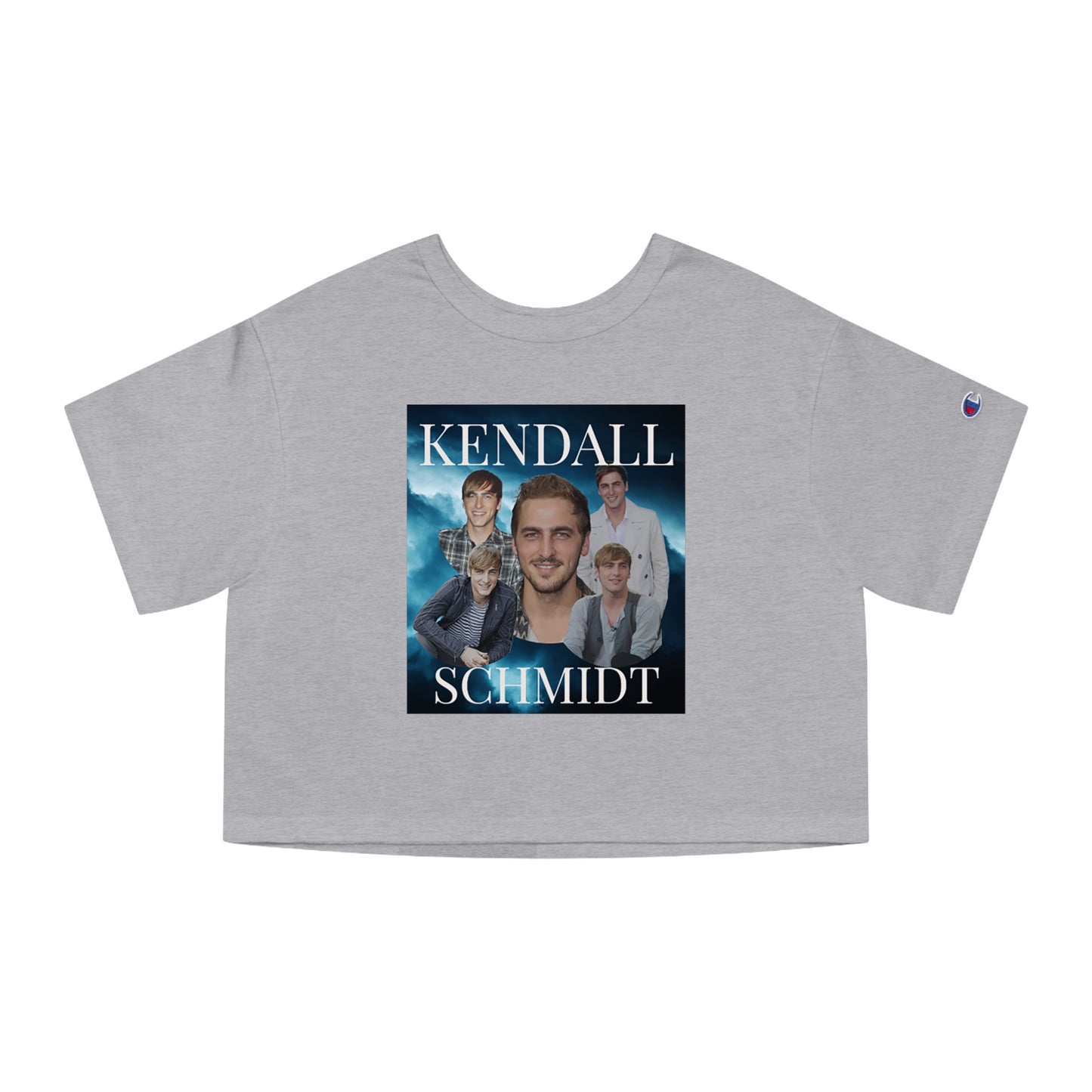 2 Sided Print - Big Time Rush - Kendall Schmidt Women's Heritage Cropped T-Shirt