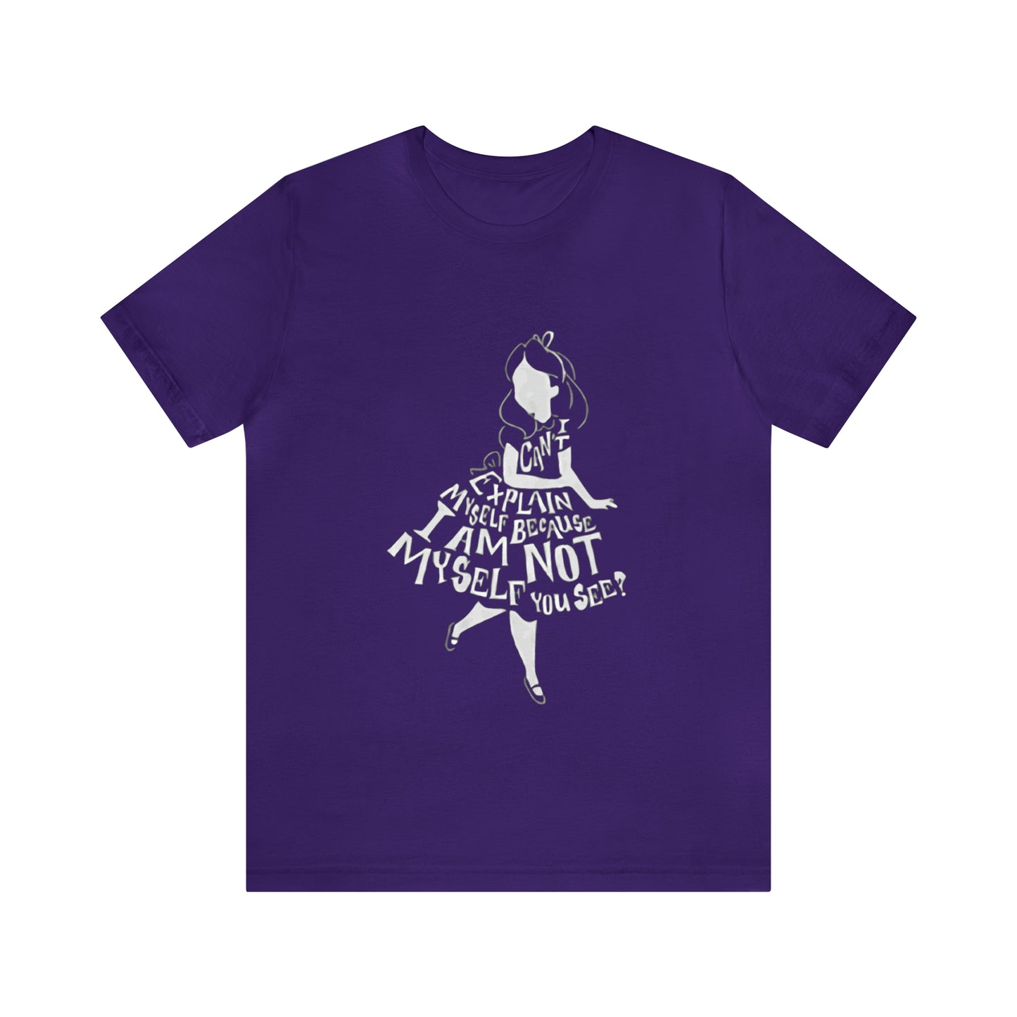 Alice In Wonderland Unisex Jersey Short Sleeve Tee