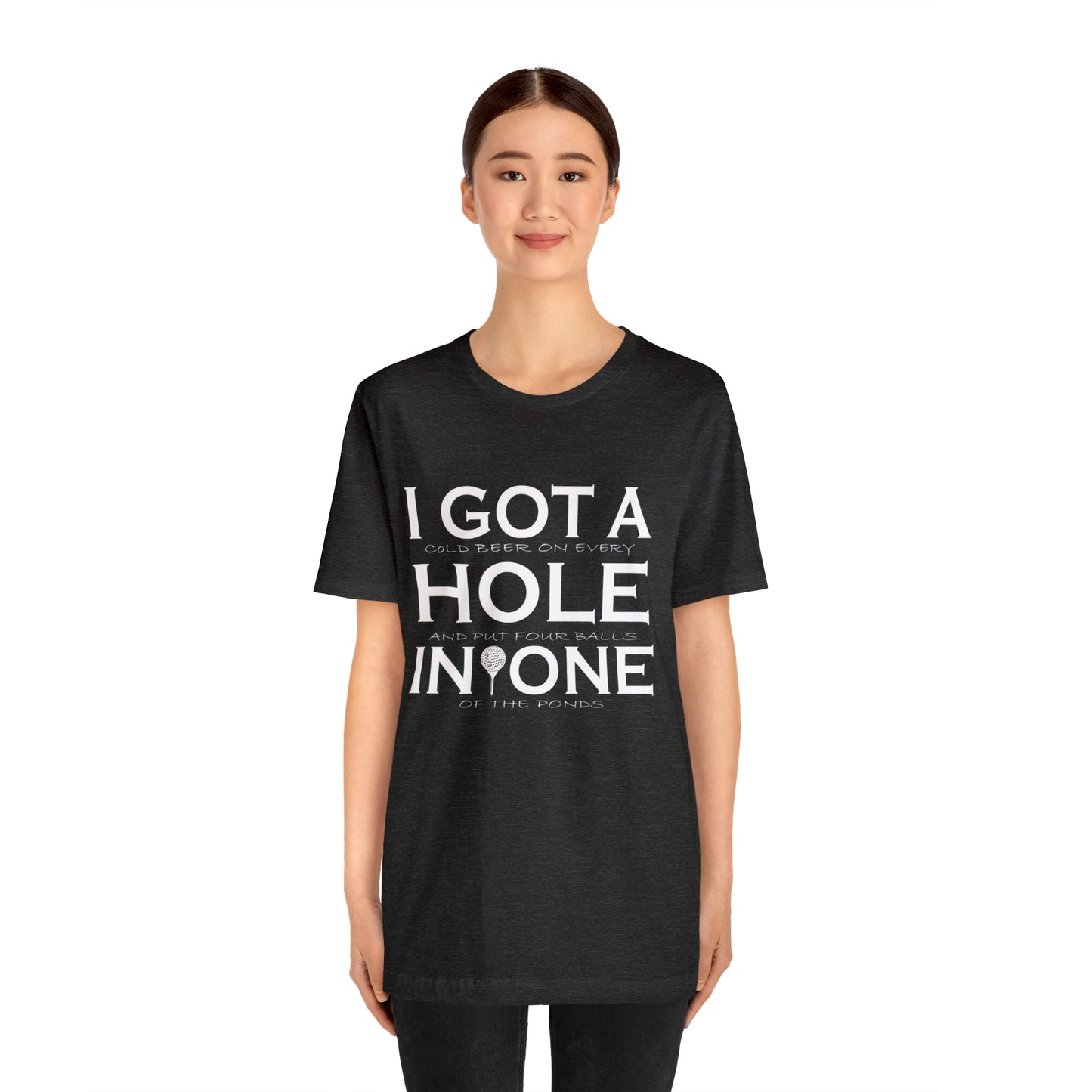 Golf - Hole In One - Unisex Jersey Short Sleeve Tee