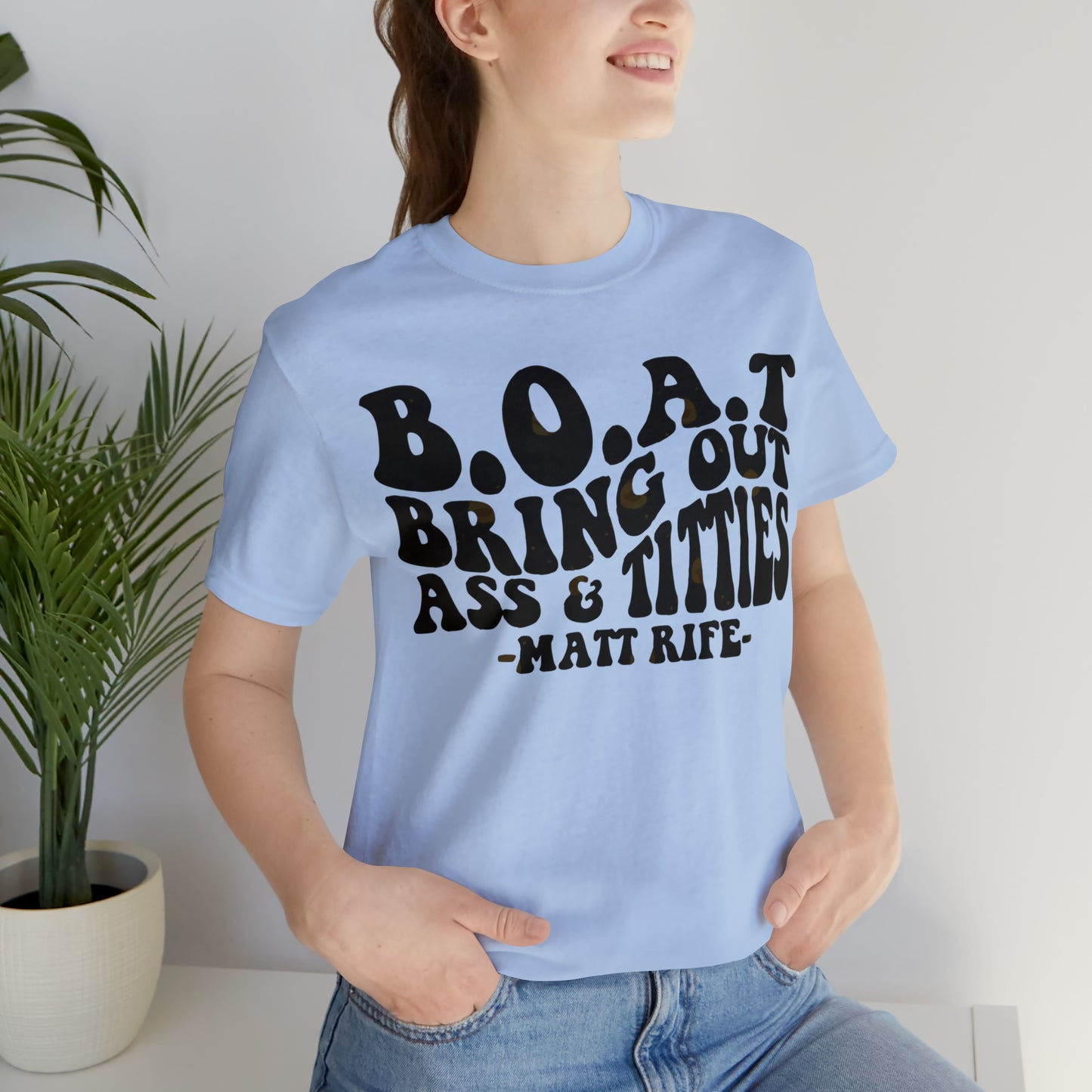 Matt Rife B.O.A.T. Unisex Jersey Short Sleeve Tee