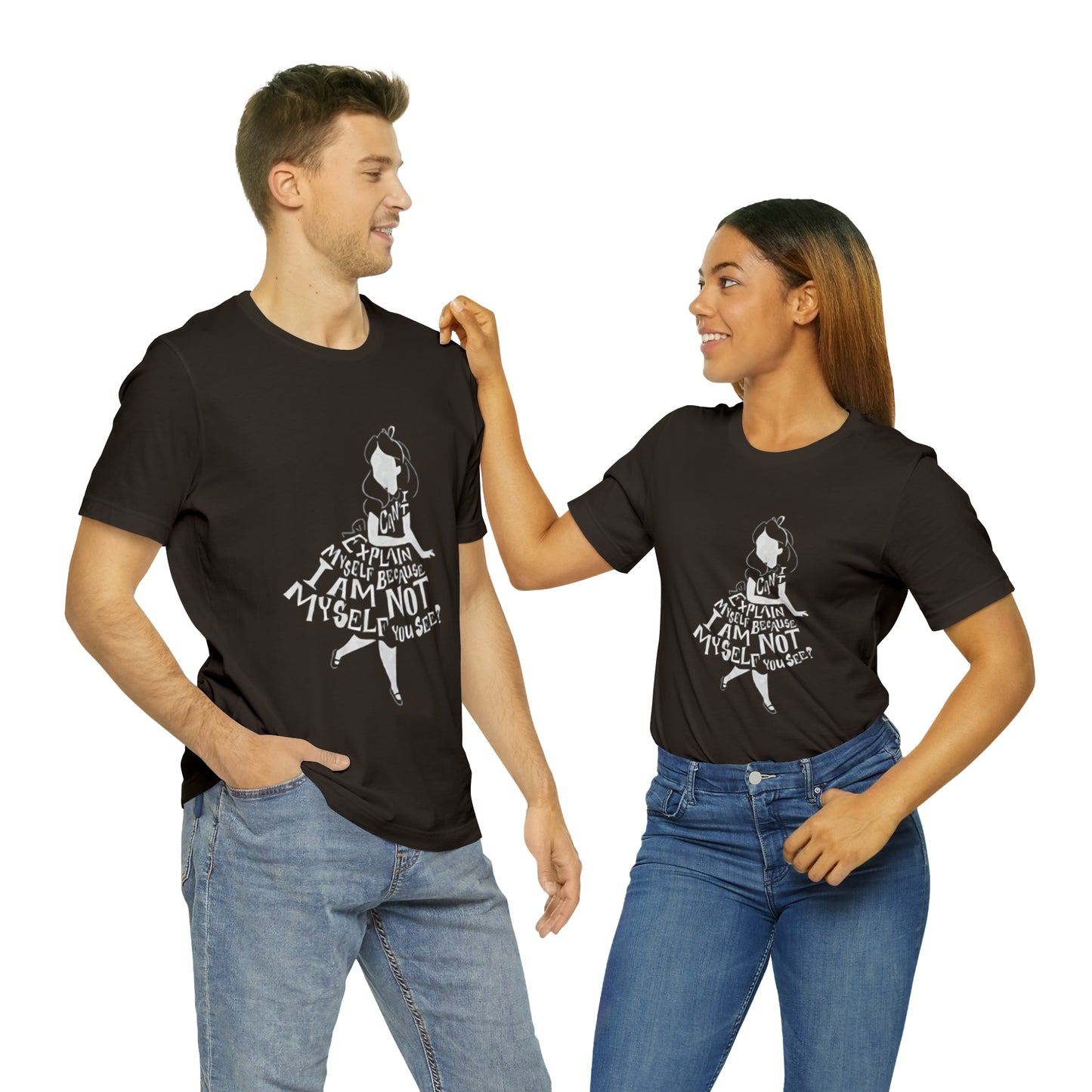 Alice In Wonderland Unisex Jersey Short Sleeve Tee