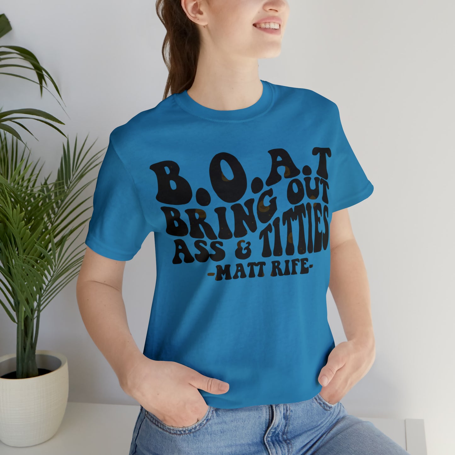 Matt Rife B.O.A.T. Unisex Jersey Short Sleeve Tee