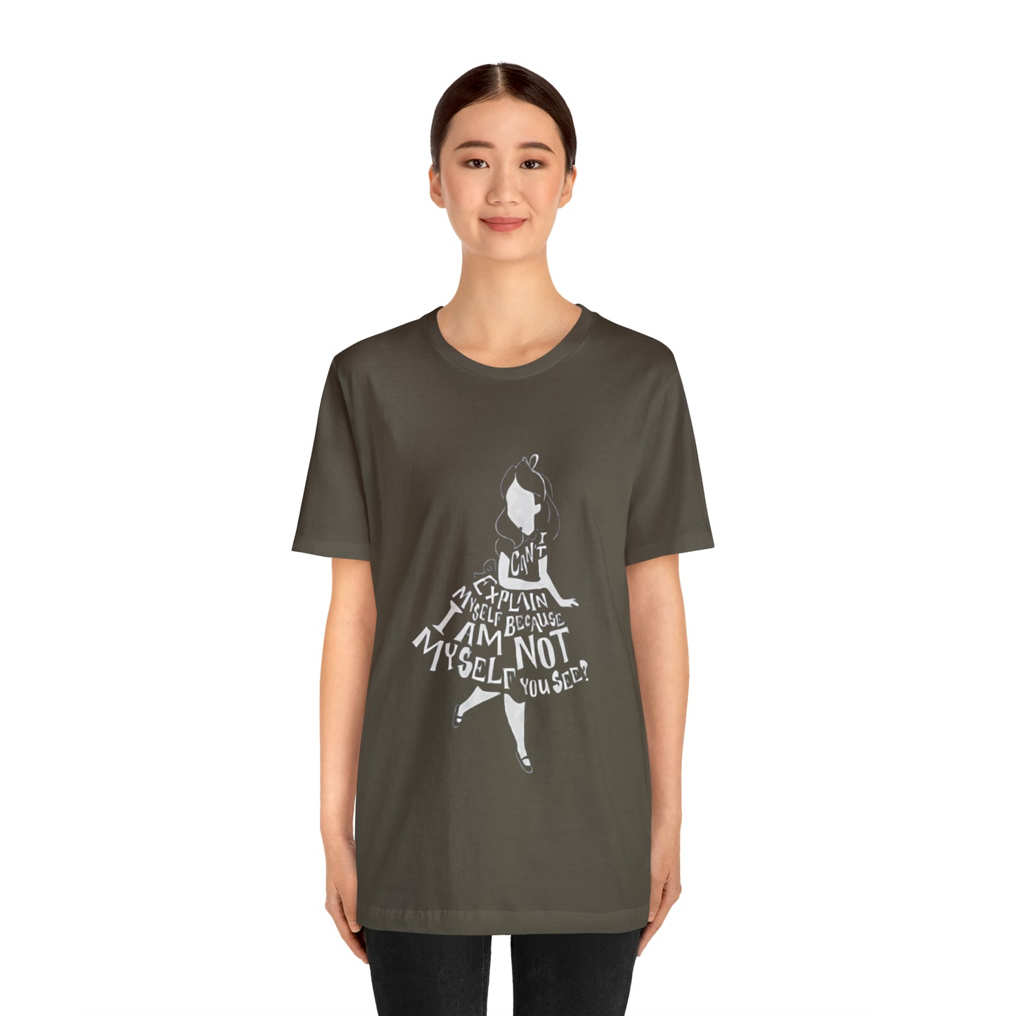 Alice In Wonderland Unisex Jersey Short Sleeve Tee