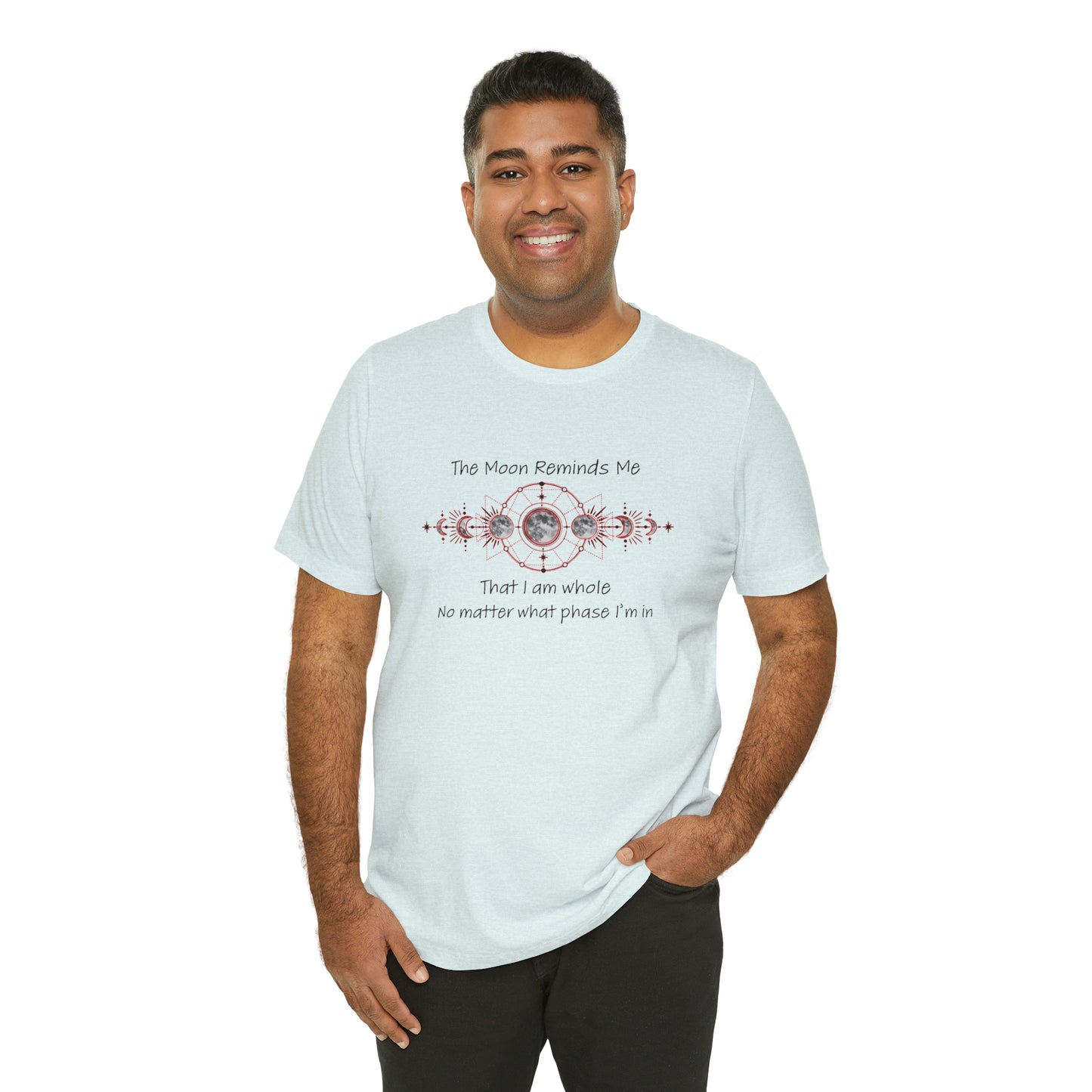 Moon Phase Inspirational Unisex Jersey Short Sleeve Tee