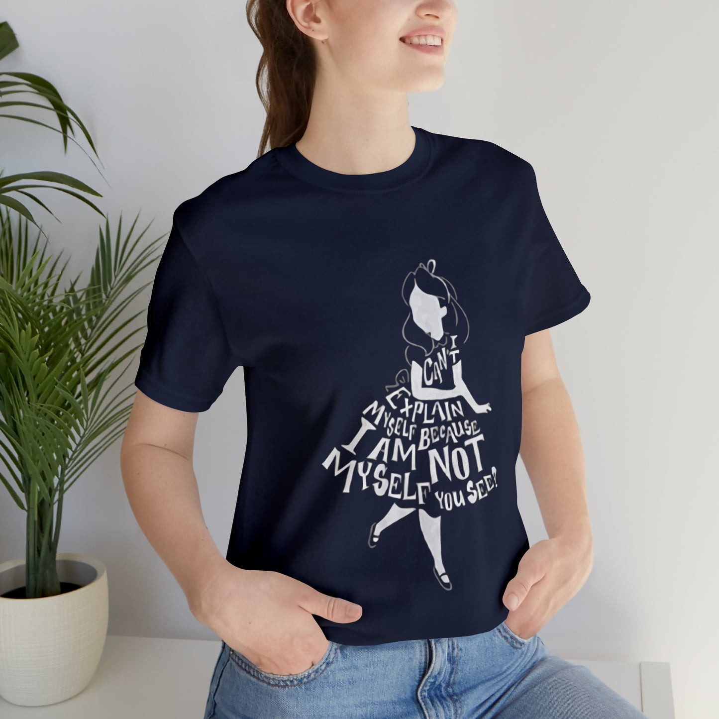 Alice In Wonderland Unisex Jersey Short Sleeve Tee