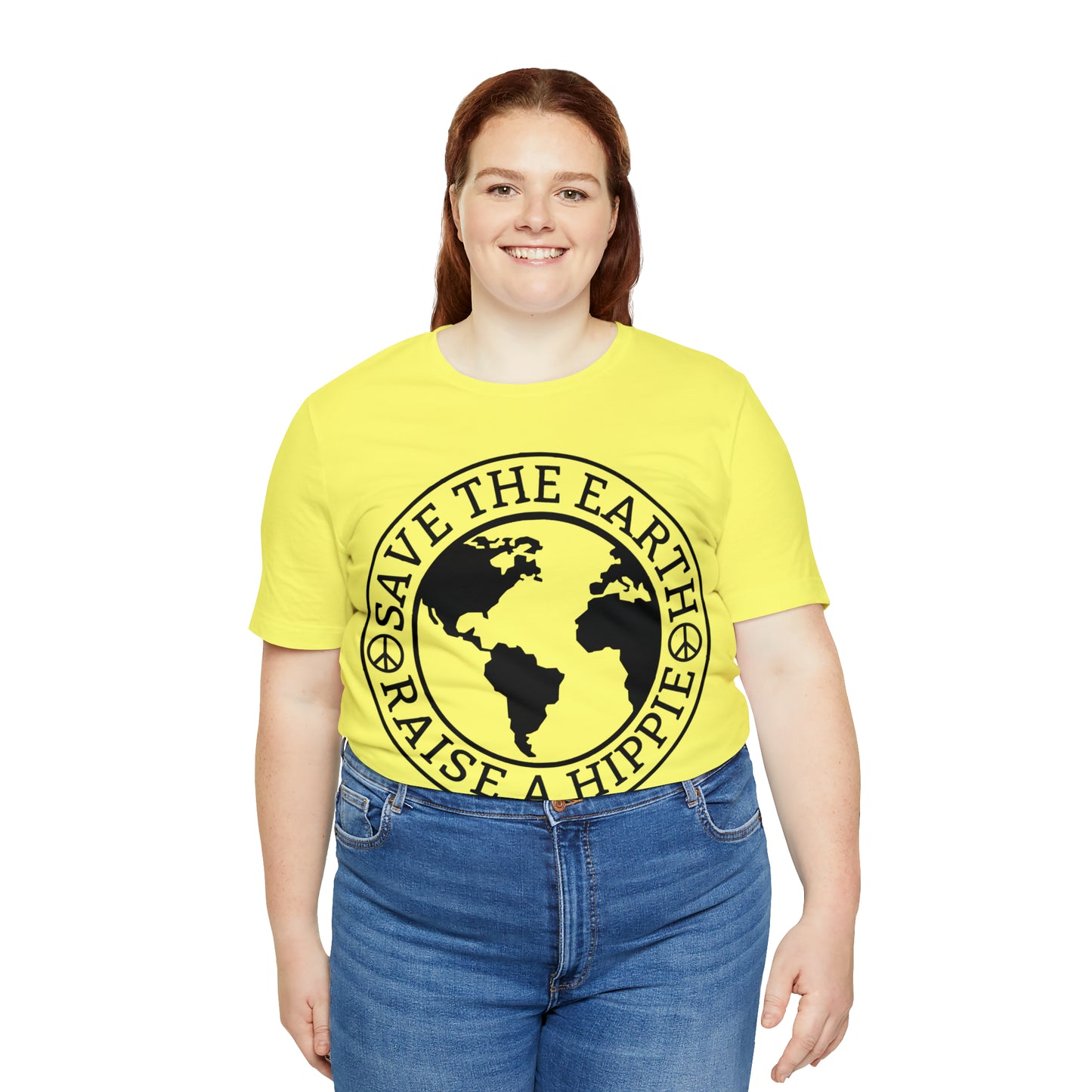 Save the Earth - Raise a Hippie Unisex Jersey Short Sleeve Tee