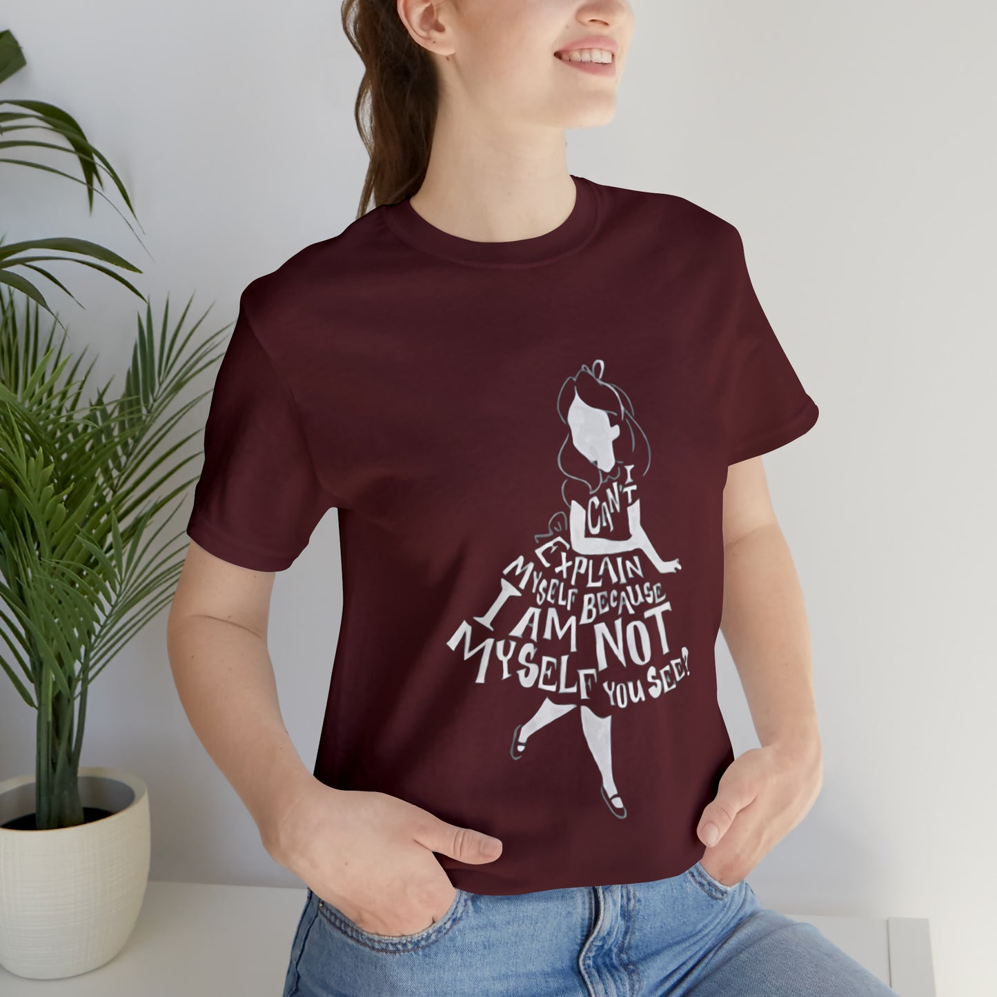 Alice In Wonderland Unisex Jersey Short Sleeve Tee