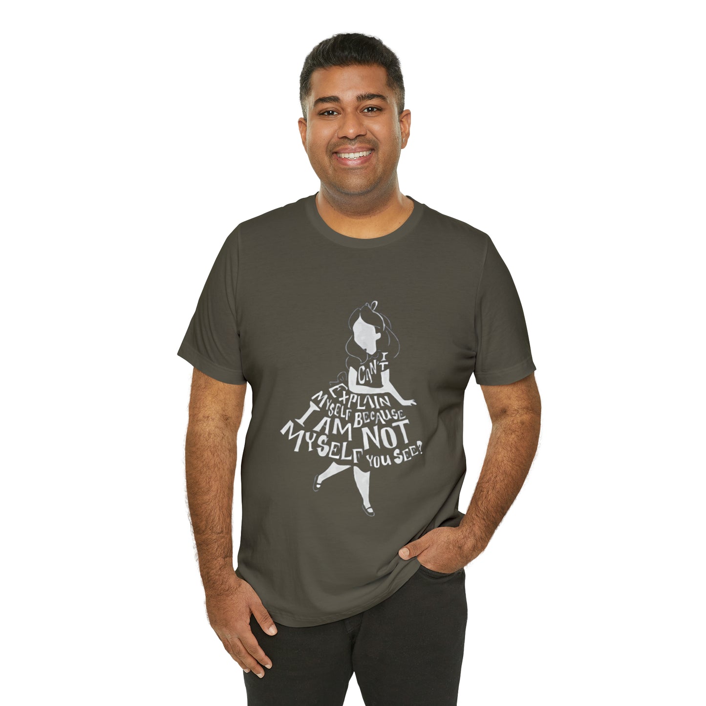Alice In Wonderland Unisex Jersey Short Sleeve Tee
