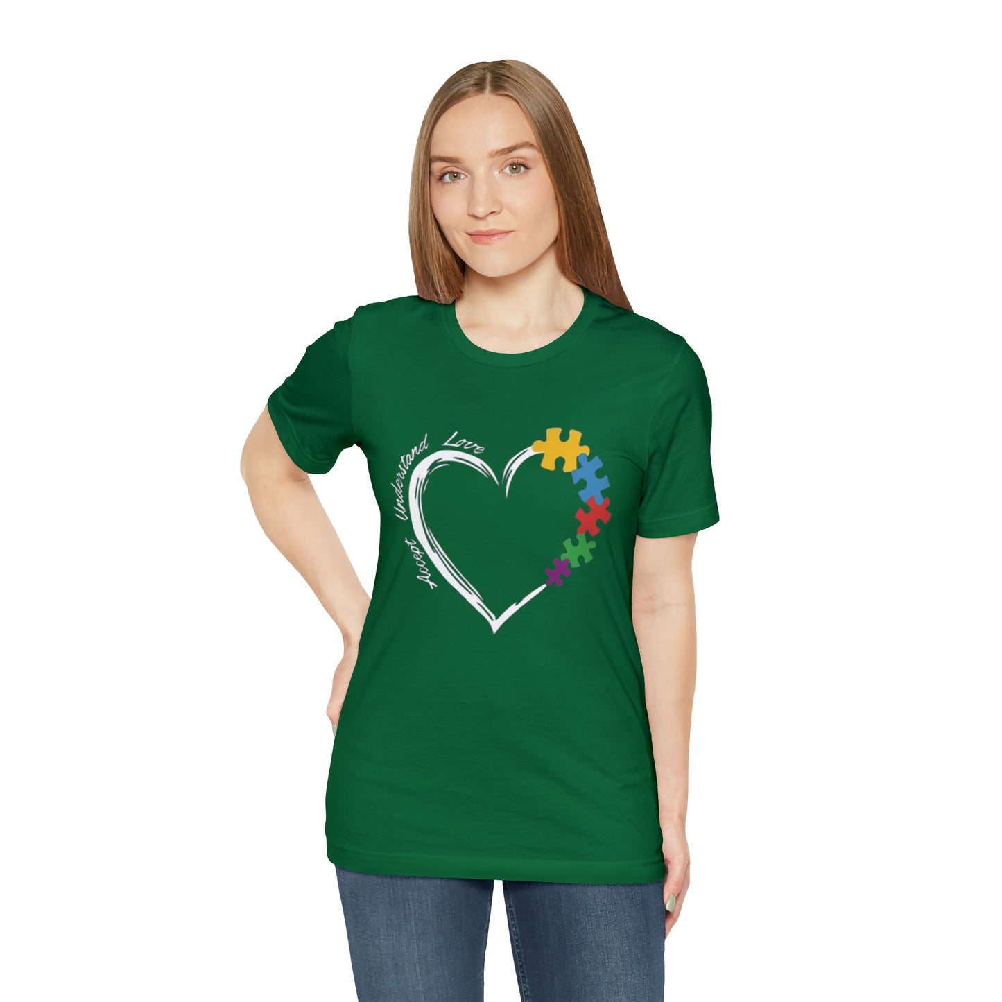 Autism Acceptance  Short Sleeve Tee