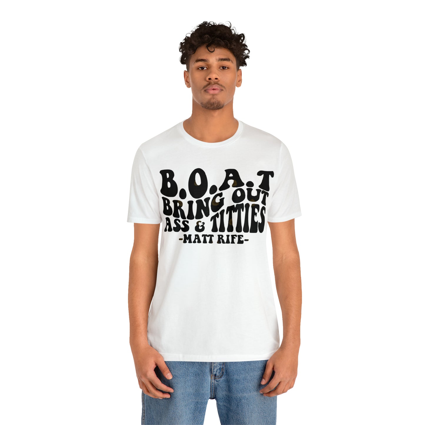 Matt Rife B.O.A.T. Unisex Jersey Short Sleeve Tee