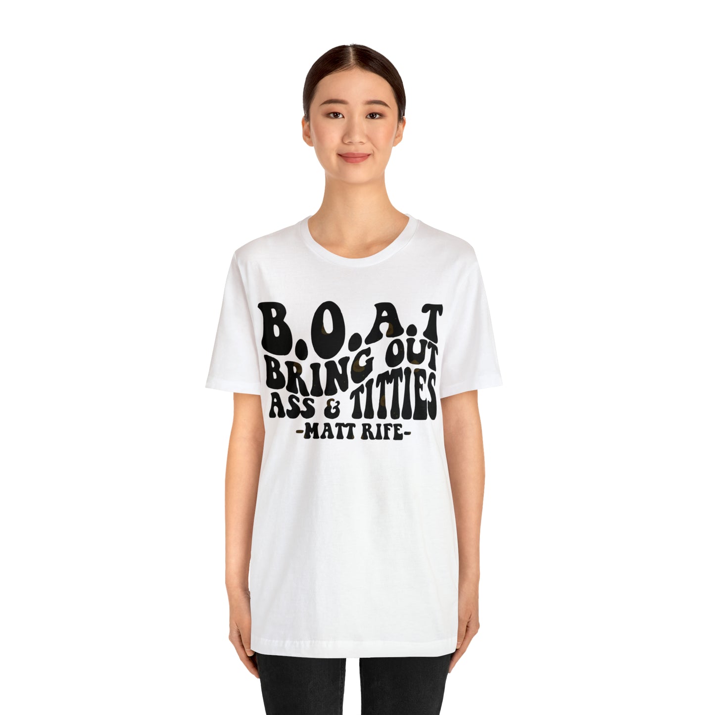 Matt Rife B.O.A.T. Unisex Jersey Short Sleeve Tee