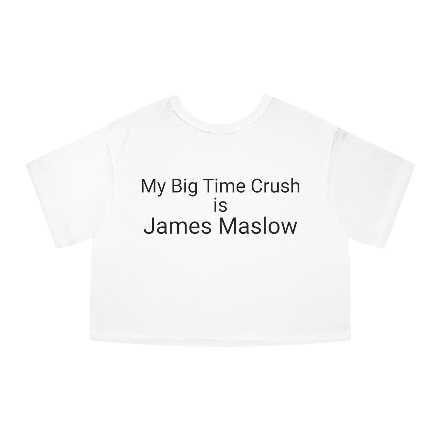 2 Sided Print - Big Time Rush - James Maslow - Champion Women's Heritage Cropped T-Shirt