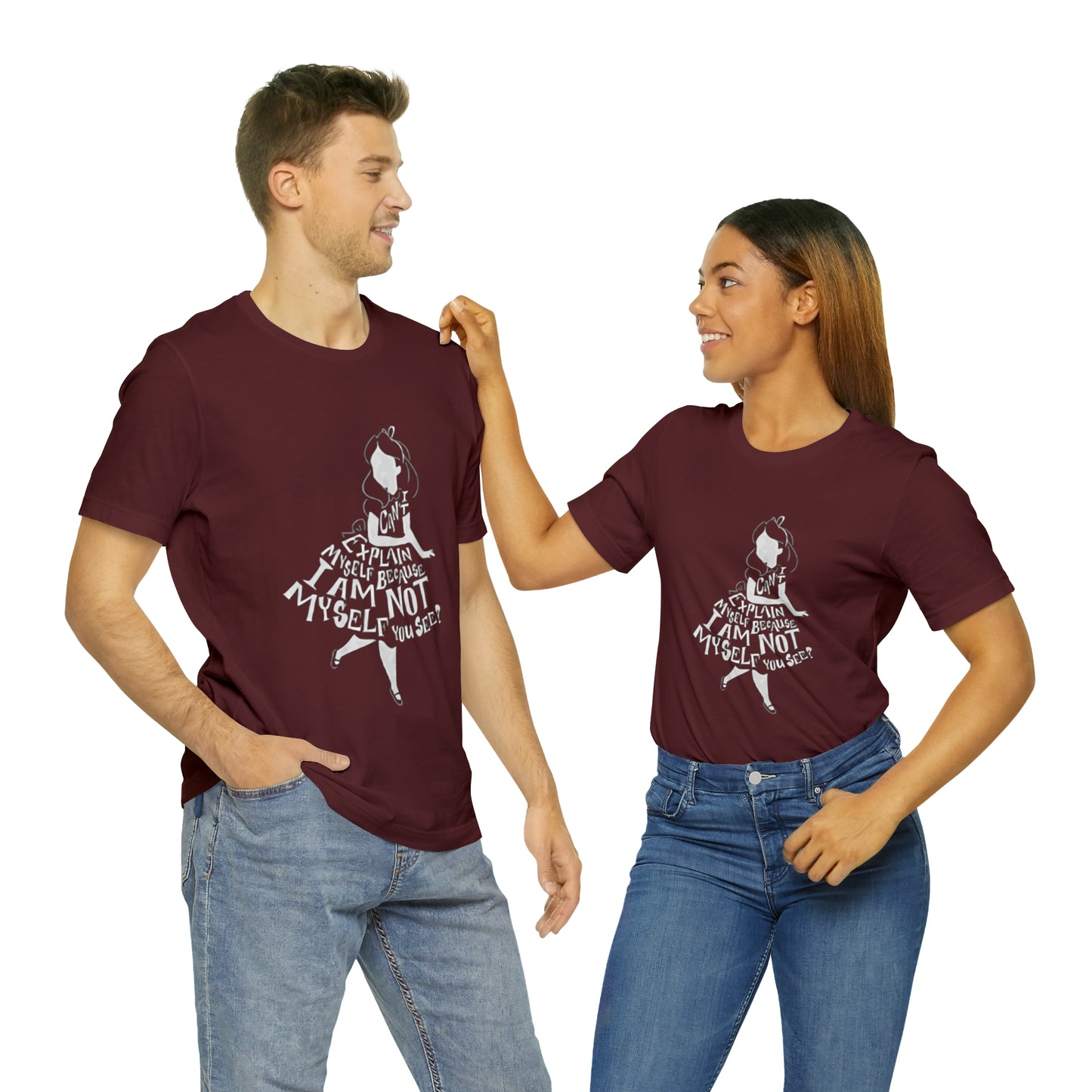 Alice In Wonderland Unisex Jersey Short Sleeve Tee