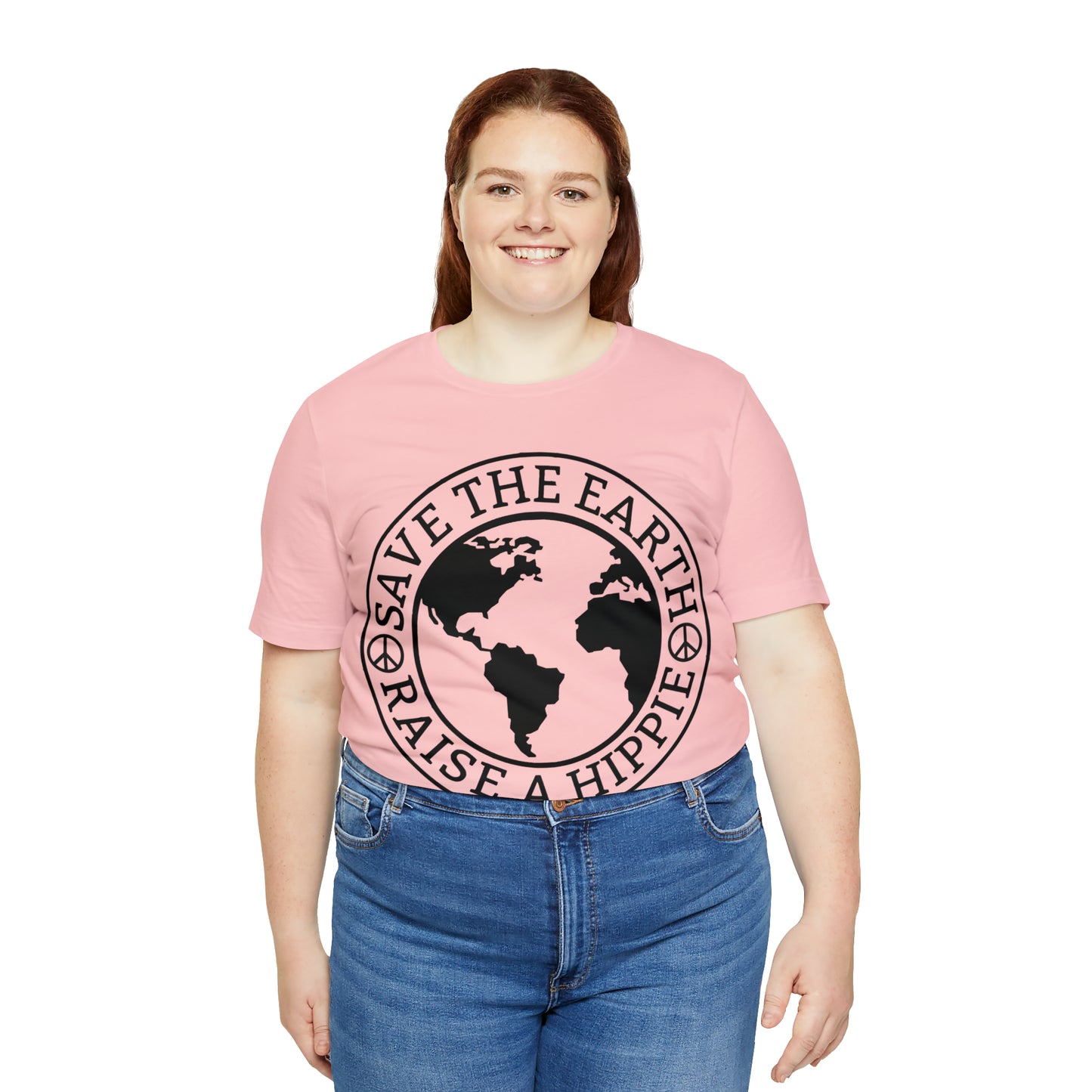 Save the Earth - Raise a Hippie Unisex Jersey Short Sleeve Tee
