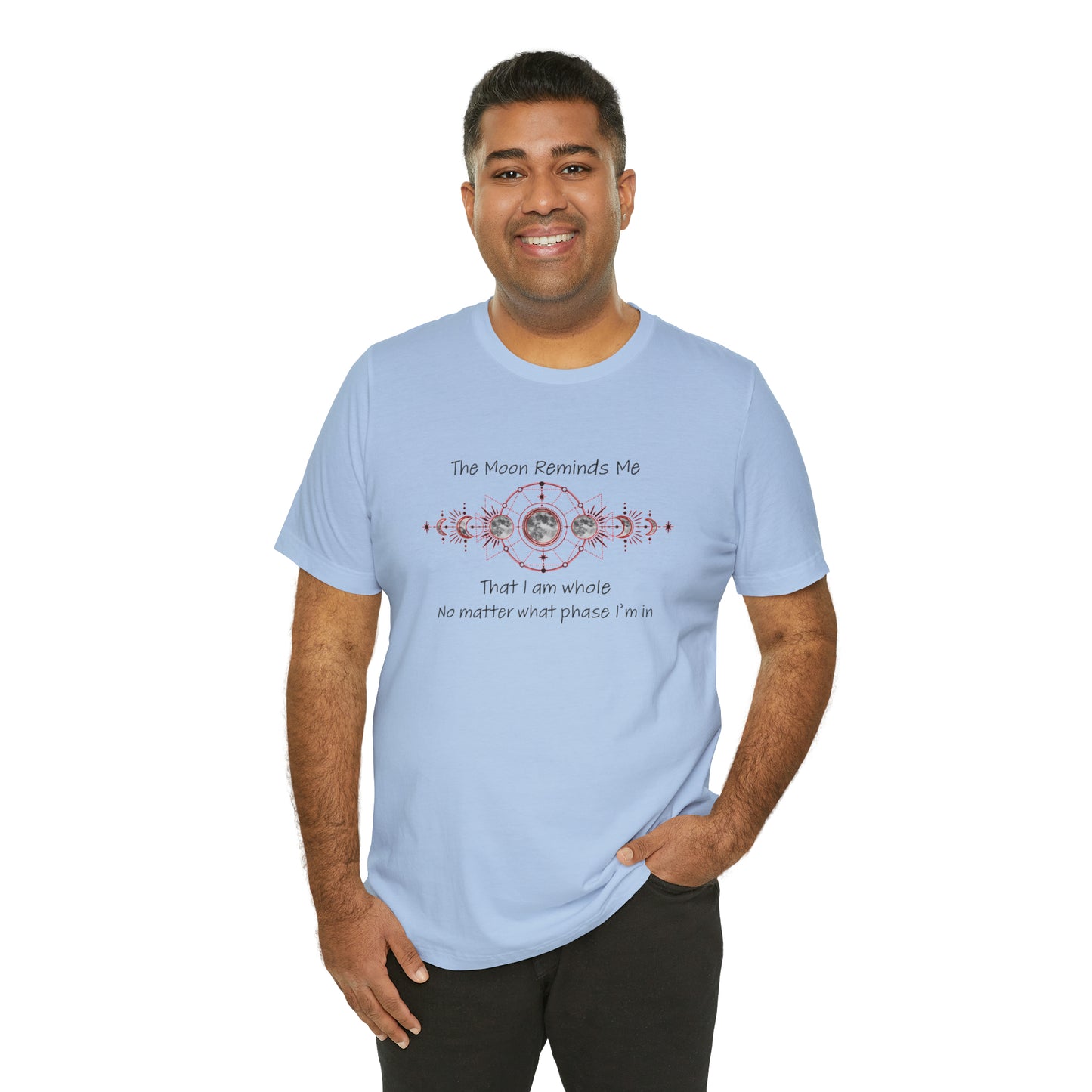 Moon Phase Inspirational Unisex Jersey Short Sleeve Tee