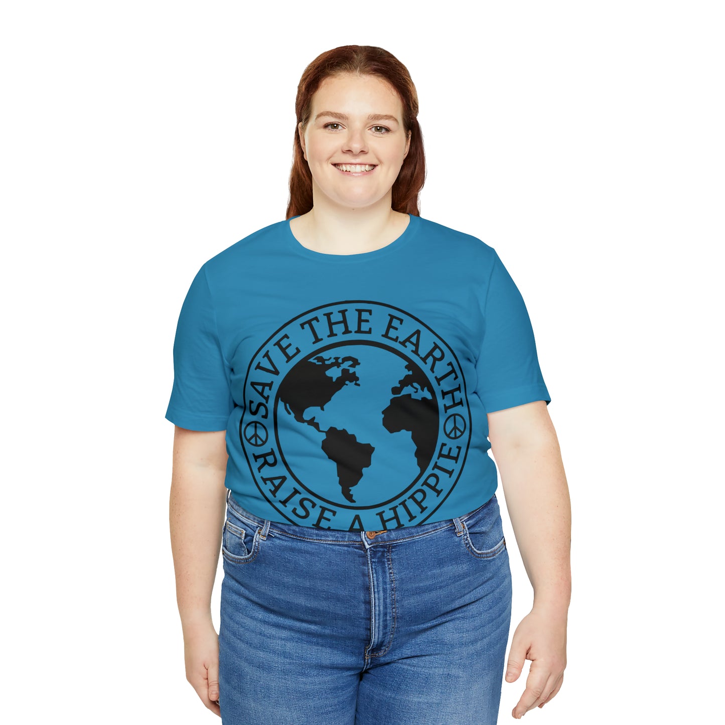 Save the Earth - Raise a Hippie Unisex Jersey Short Sleeve Tee