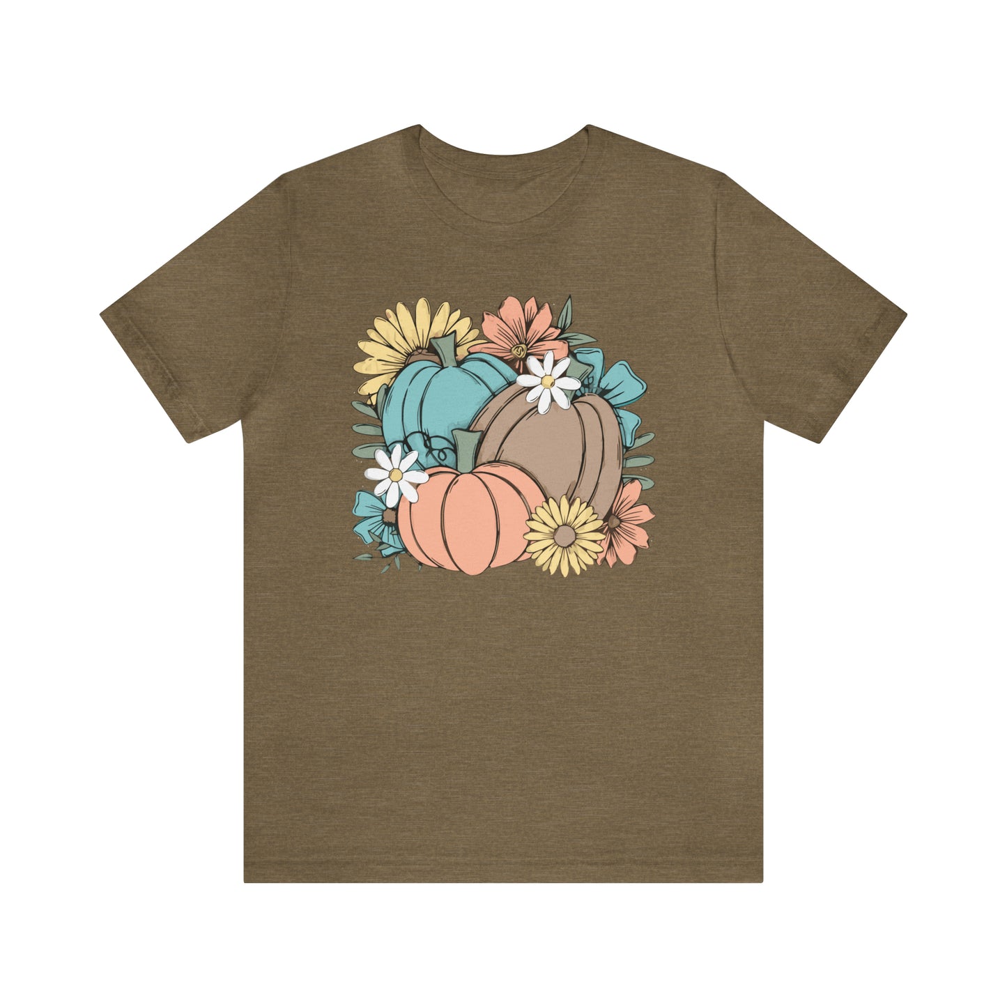 Fall Pumpkin Unisex Jersey Short Sleeve Tee
