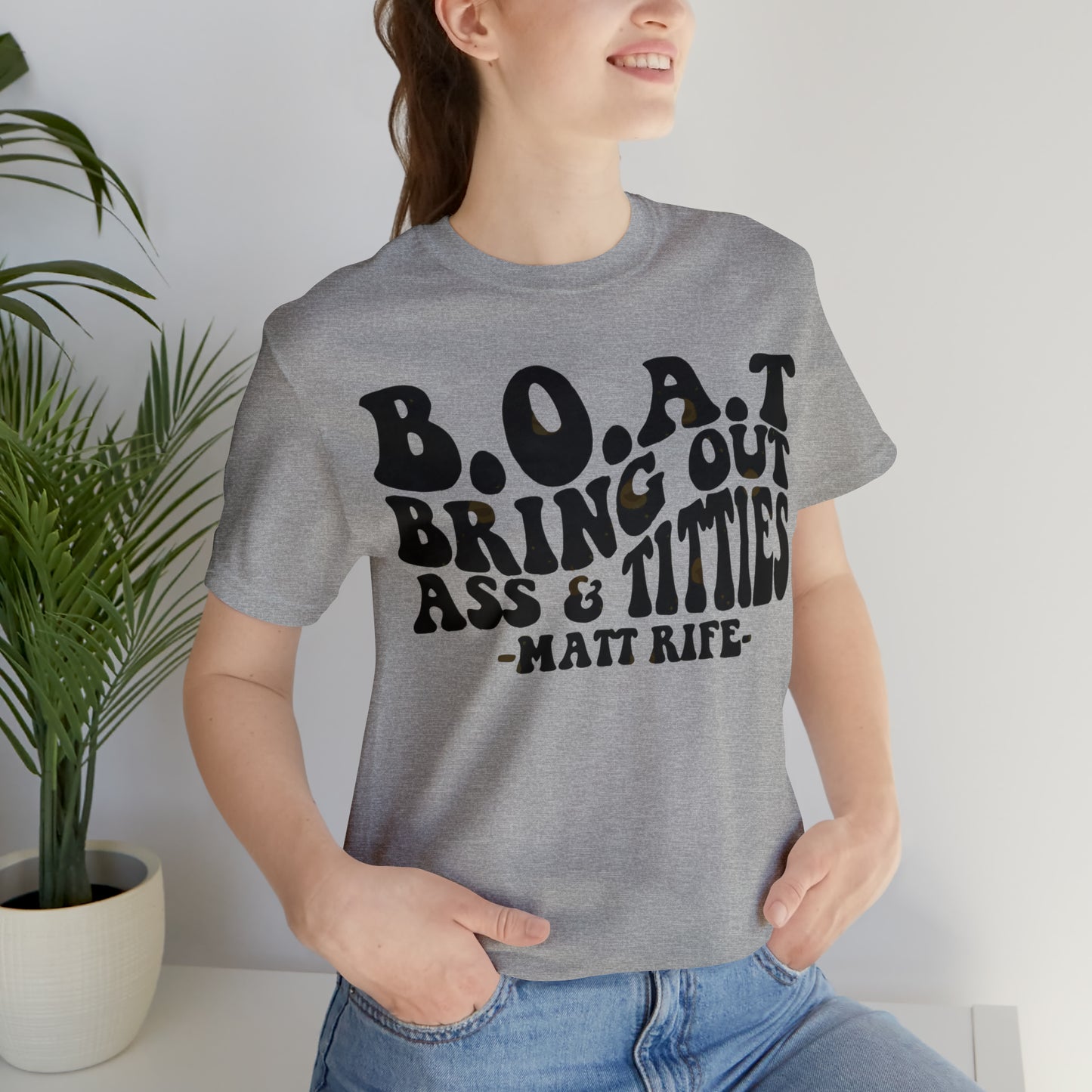 Matt Rife B.O.A.T. Unisex Jersey Short Sleeve Tee