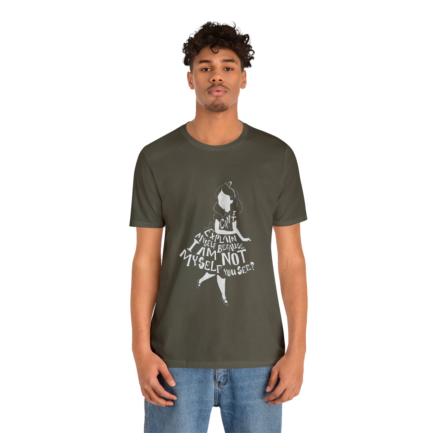 Alice In Wonderland Unisex Jersey Short Sleeve Tee