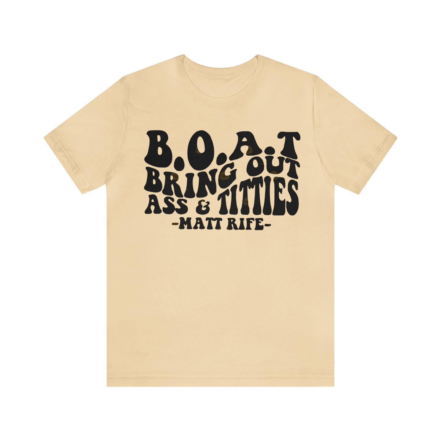 Matt Rife B.O.A.T. Unisex Jersey Short Sleeve Tee