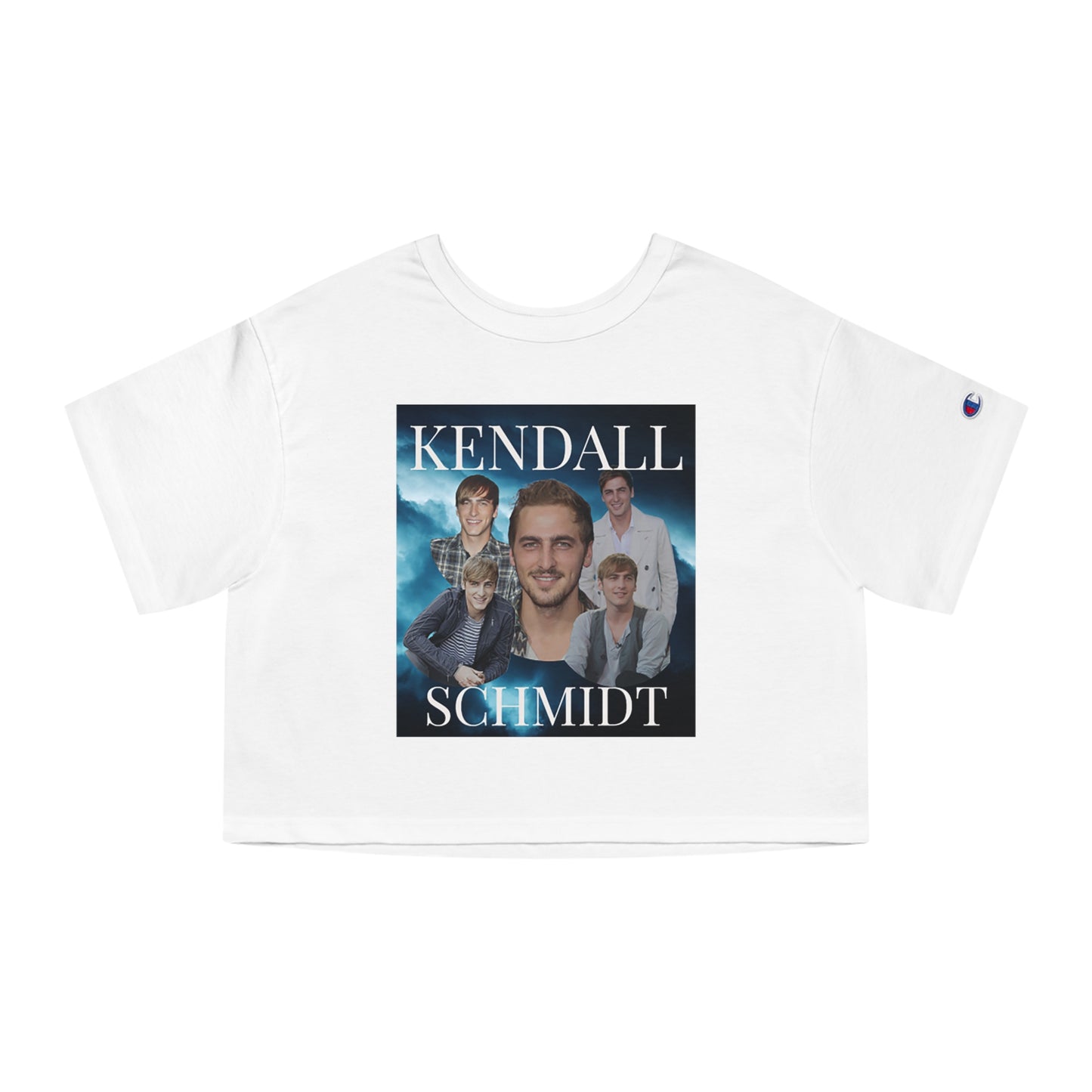 Big Time Rush - Kendall Schmidt Champion Women's Heritage Cropped T-Shirt