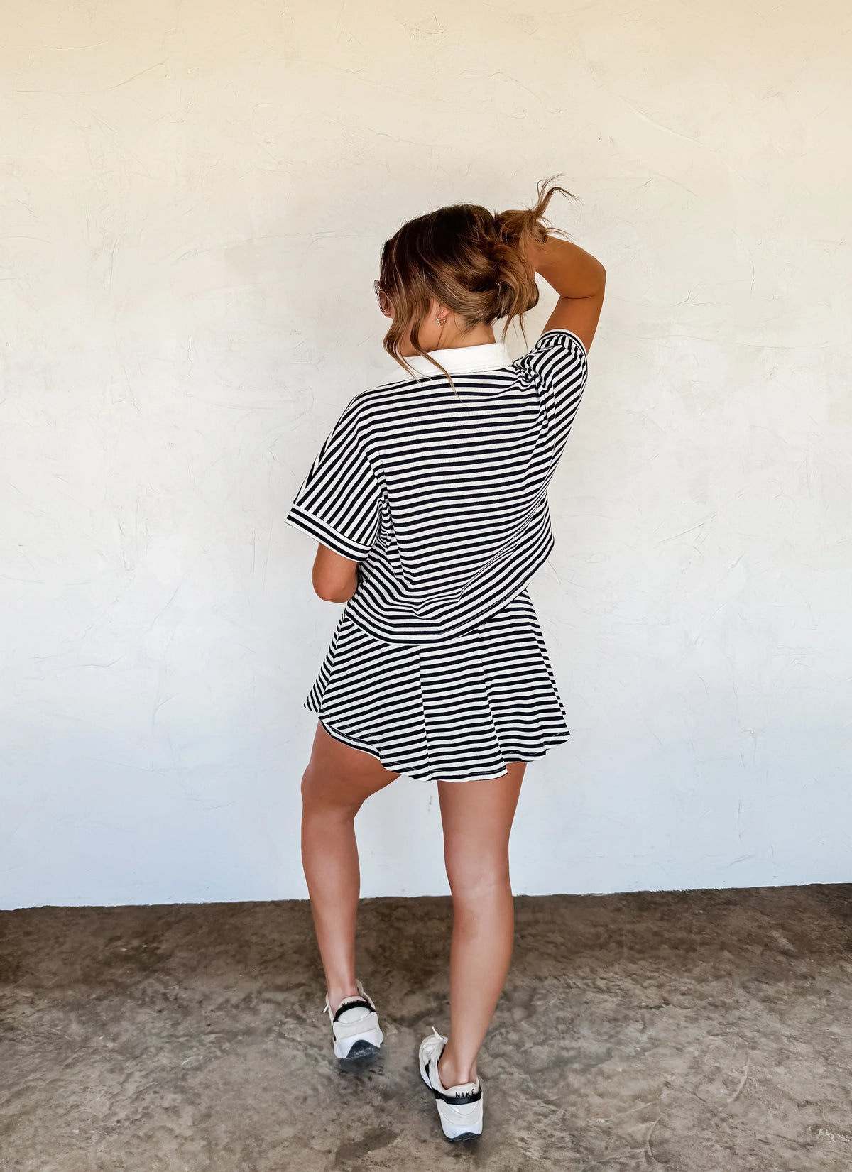 Harbor Stripe Skort Set in Two Colors