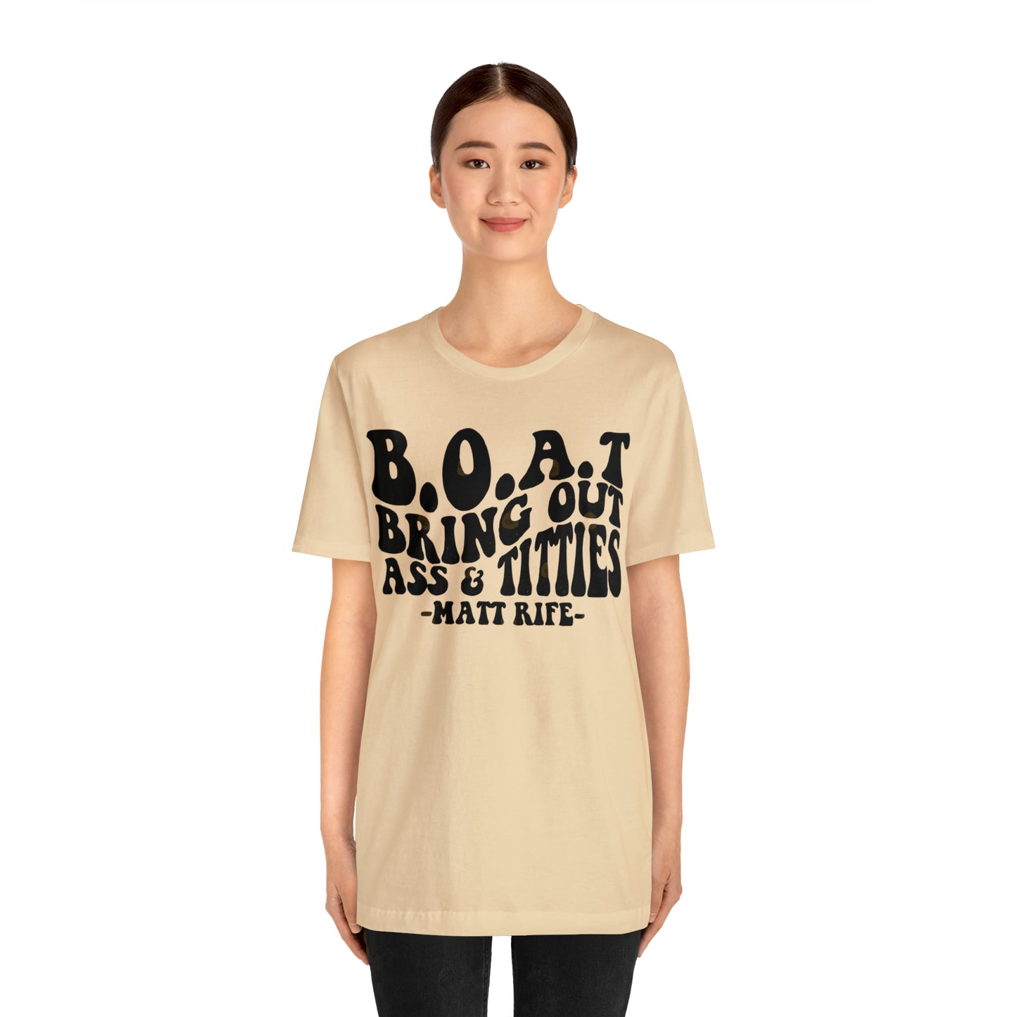 Matt Rife B.O.A.T. Unisex Jersey Short Sleeve Tee