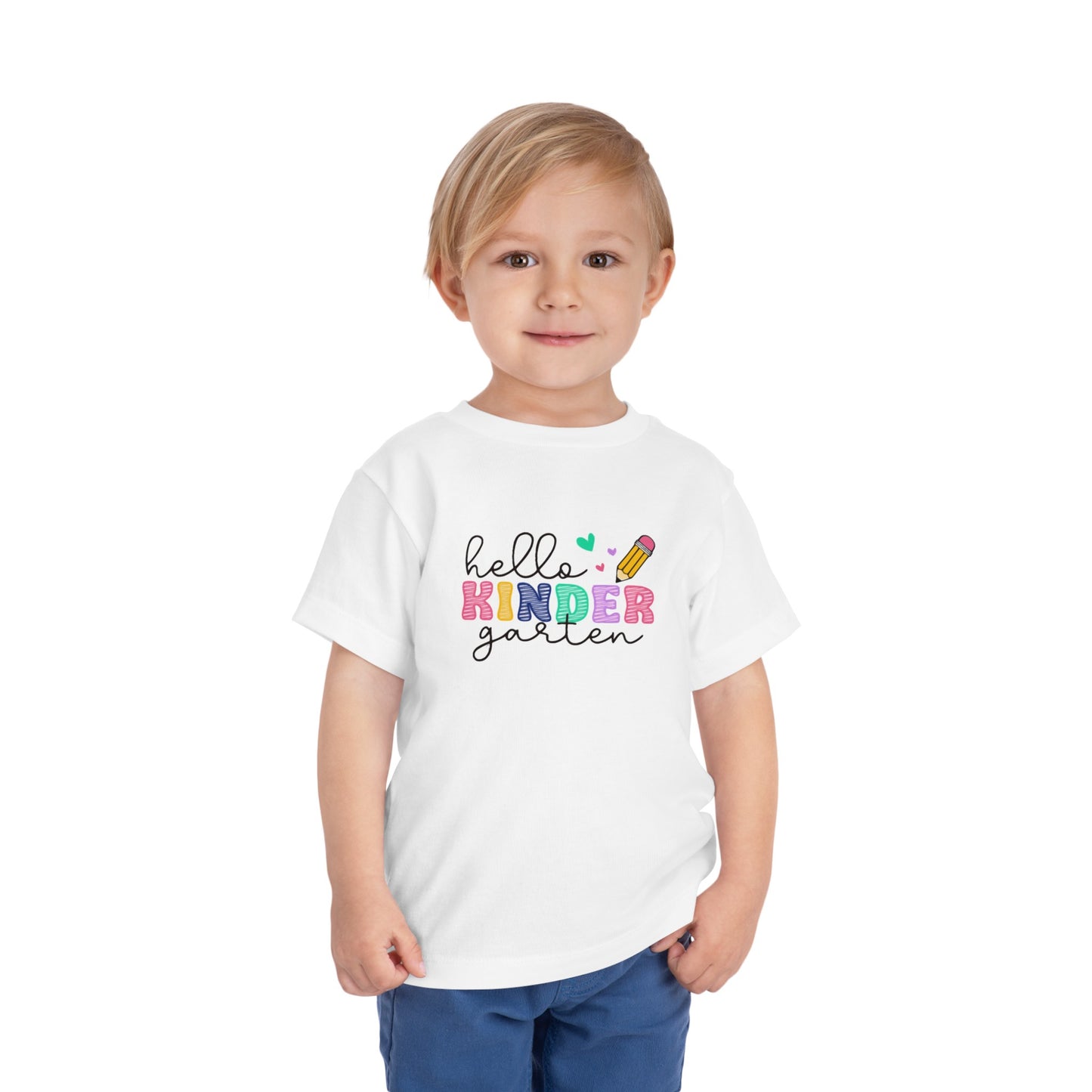 Hello Kindergarten First Day of School Tee